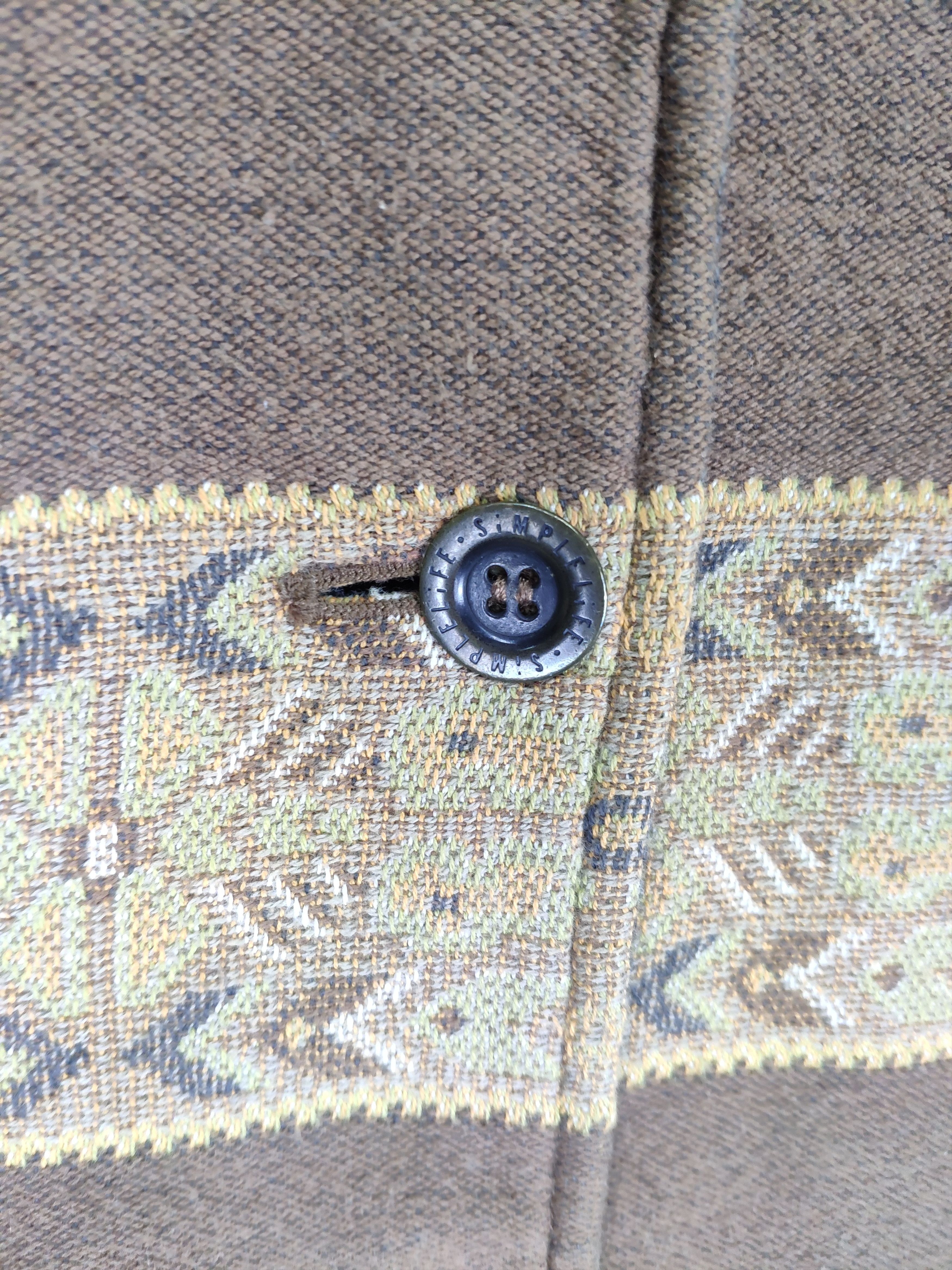 Japanese Brand × Vintage Steal 💥 Vintage Knit Cardigan Native Style Simple Life Size US M / EU 48-50 / 2 - 8 Thumbnail