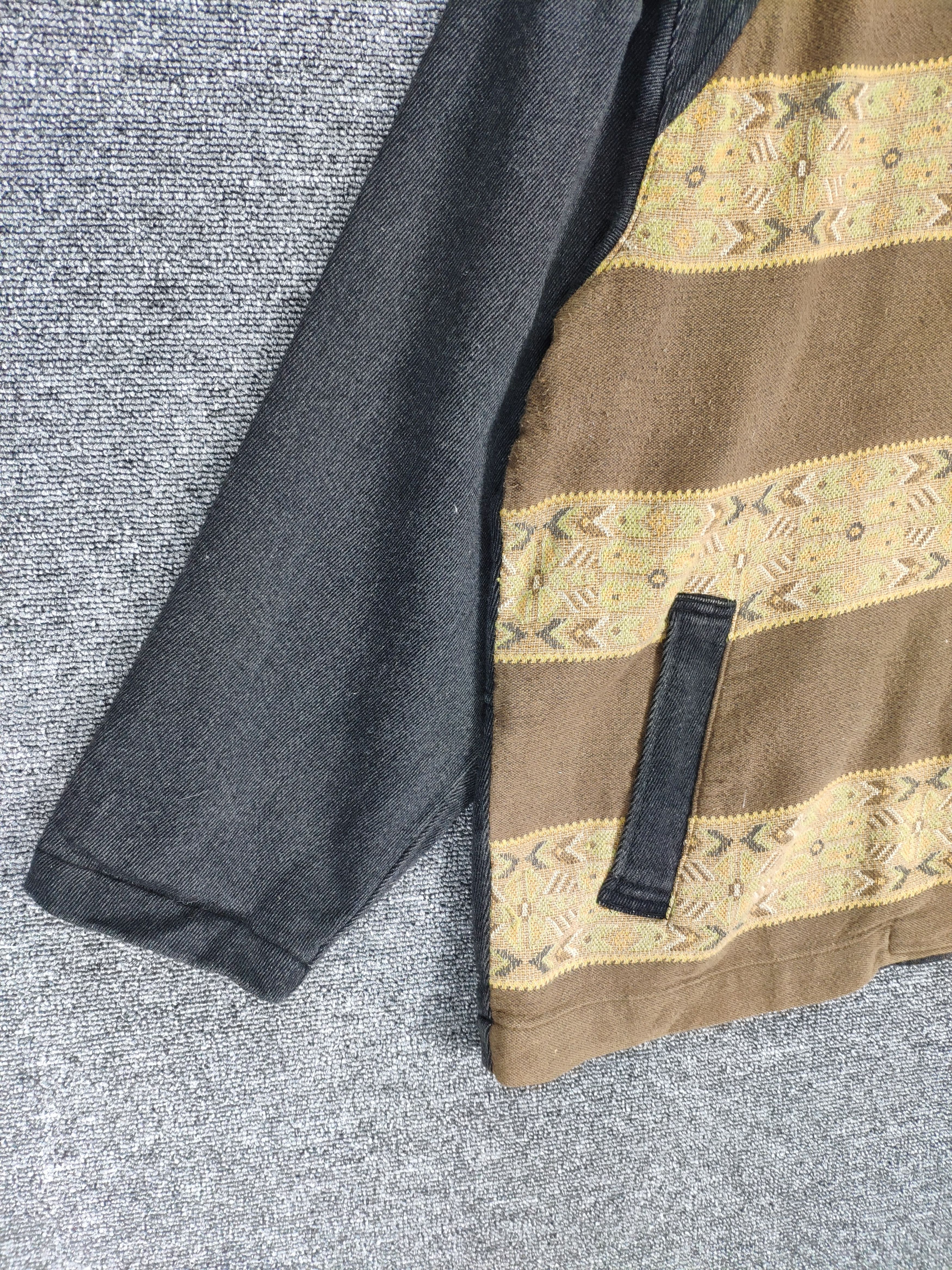 Japanese Brand × Vintage Steal 💥 Vintage Knit Cardigan Native Style Simple Life Size US M / EU 48-50 / 2 - 7 Thumbnail