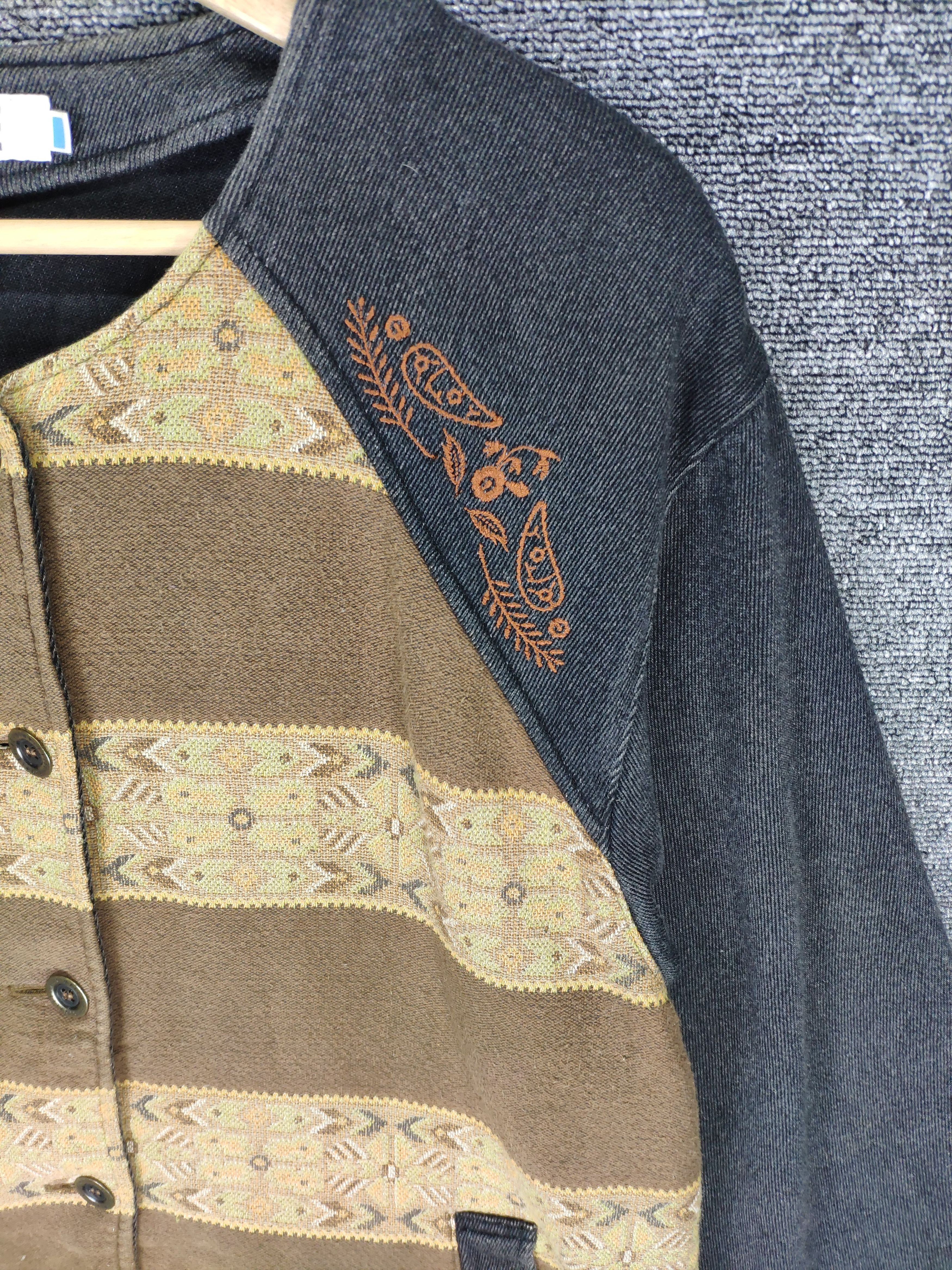 Japanese Brand × Vintage Steal 💥 Vintage Knit Cardigan Native Style Simple Life Size US M / EU 48-50 / 2 - 5 Thumbnail