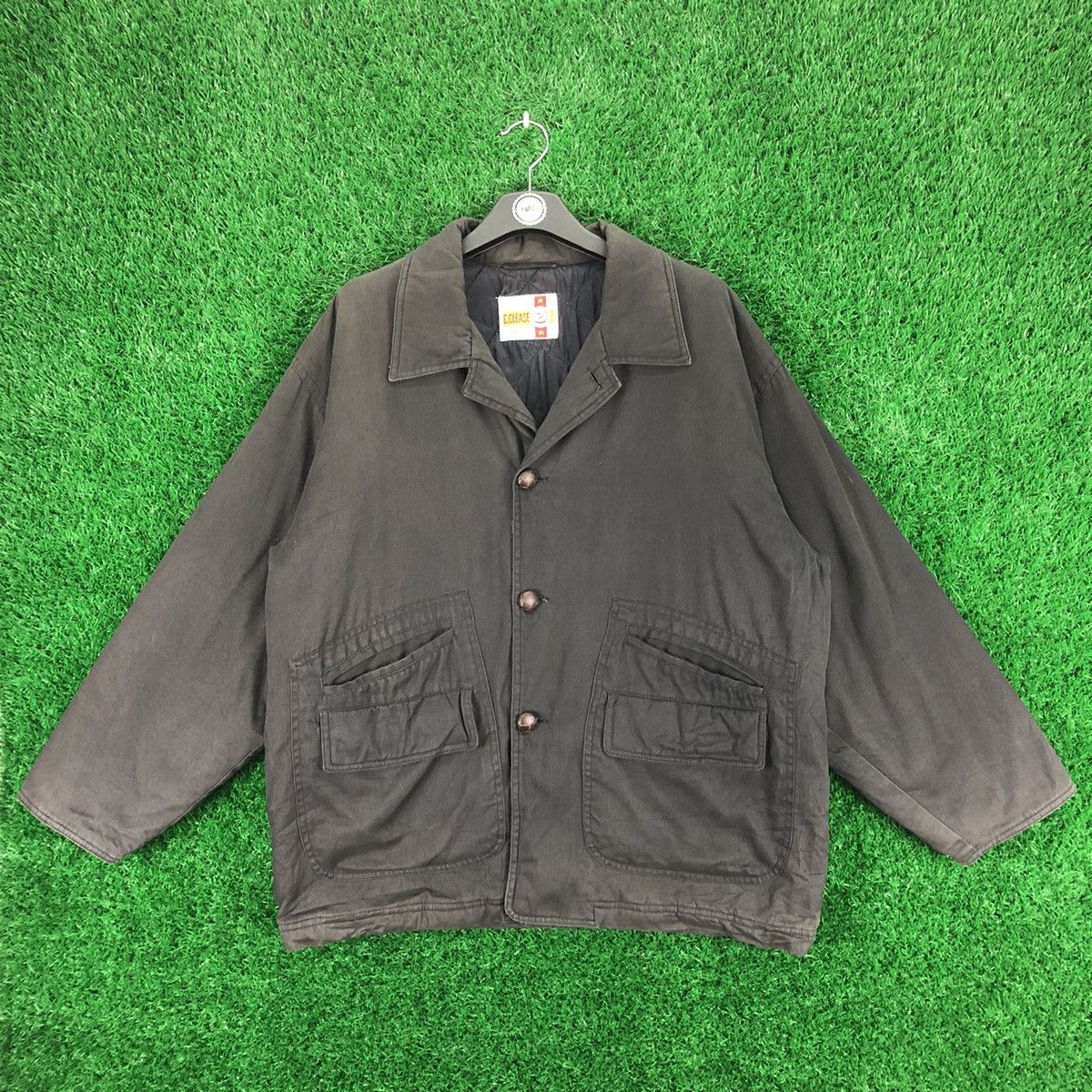 Vintage Vintage 80's Hunting Style Jacket Quilted Lining by C.Clease Size US XL / EU 56 / 4 - 1 Thumbnail