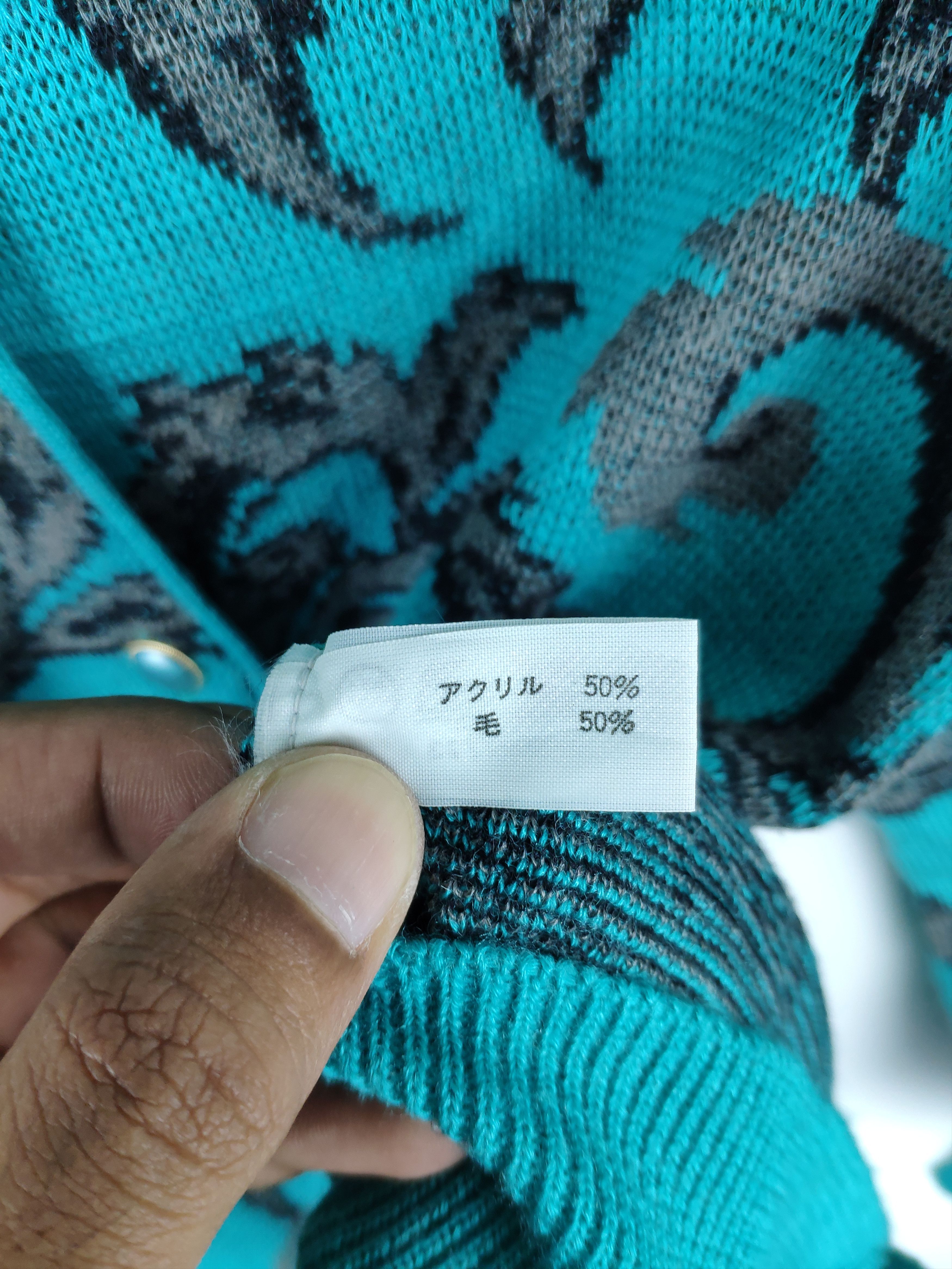 Aran Isles Knitwear × Japanese Brand Vintage Wool Knit Cardigan Paisley Style Size M / US 6-8 / IT 42-44 - 5 Thumbnail