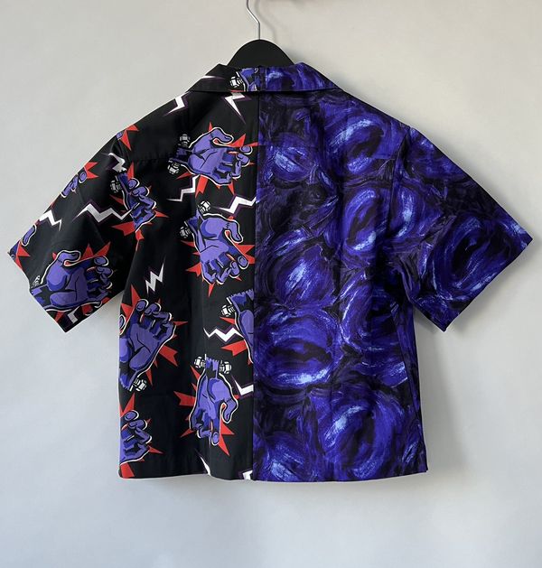 Prada Prada Frankenstein Double Match Bowling Shirt | Grailed