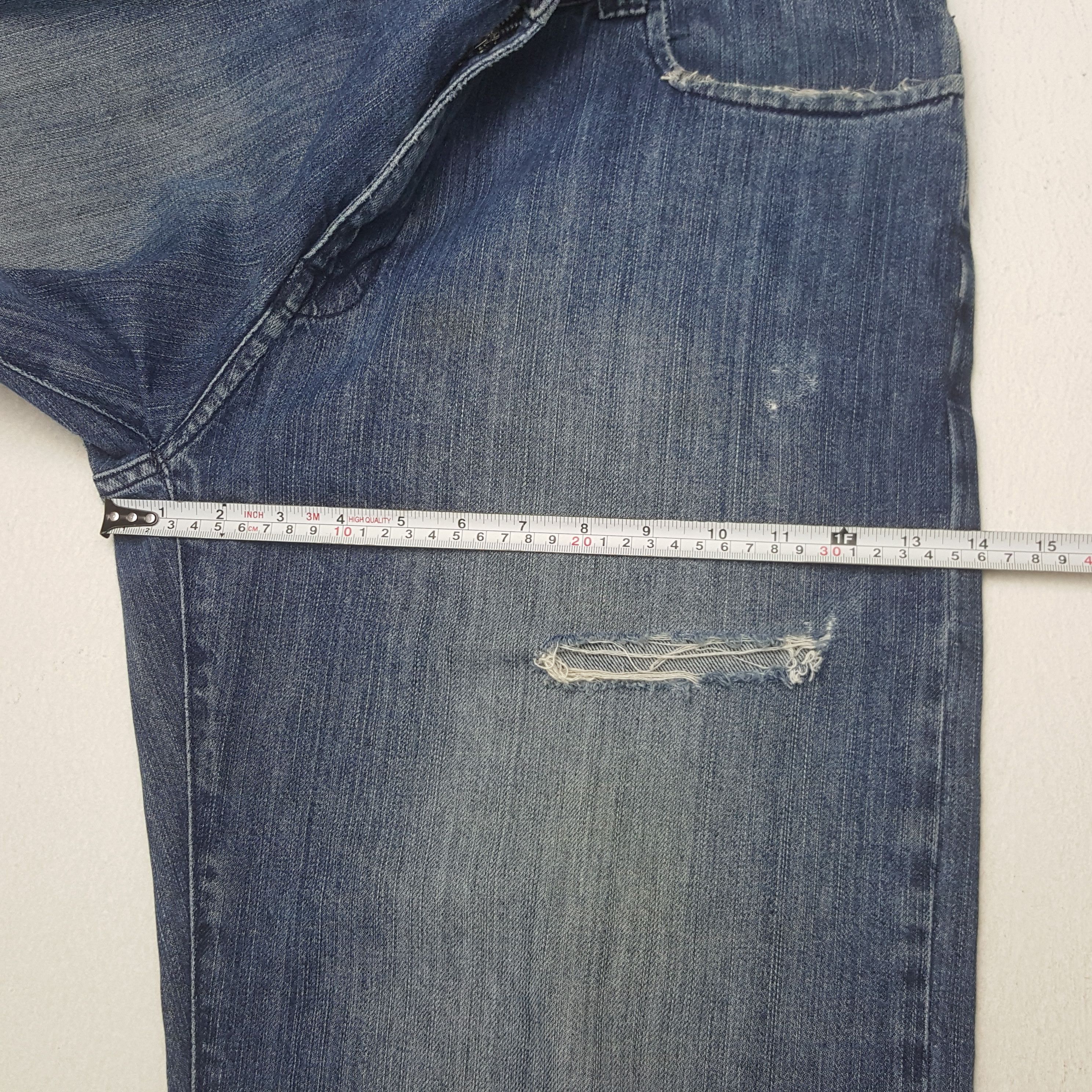 Designer × Stussy × Vintage Vintage Stussy Custom Art Big Logo Denim Jeans Size US 38 / EU 54 - 9 Thumbnail