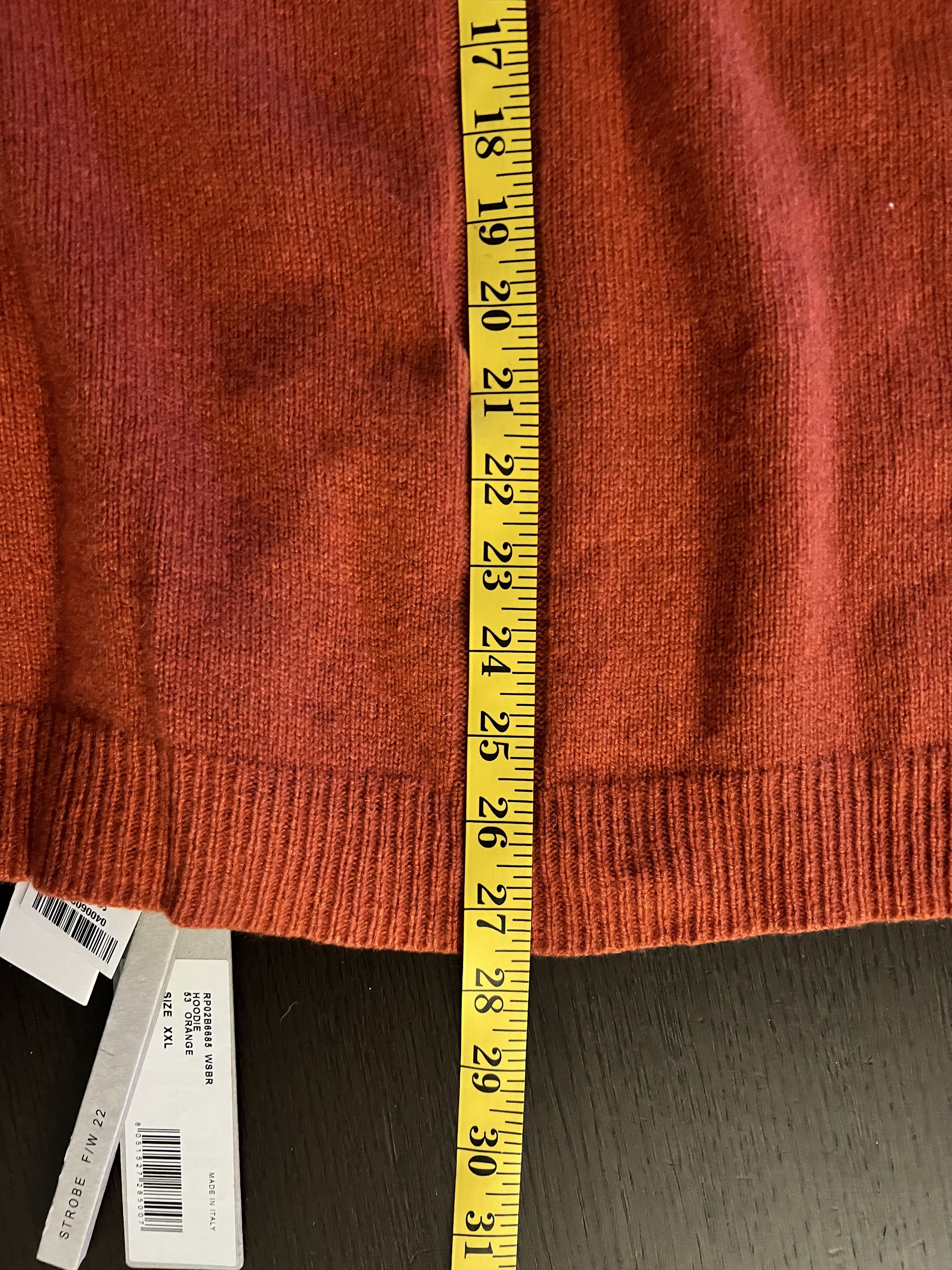 Rick Owens 100% Cashmere Hoodie Knit Size US XL / EU 56 / 4 - 13 Thumbnail