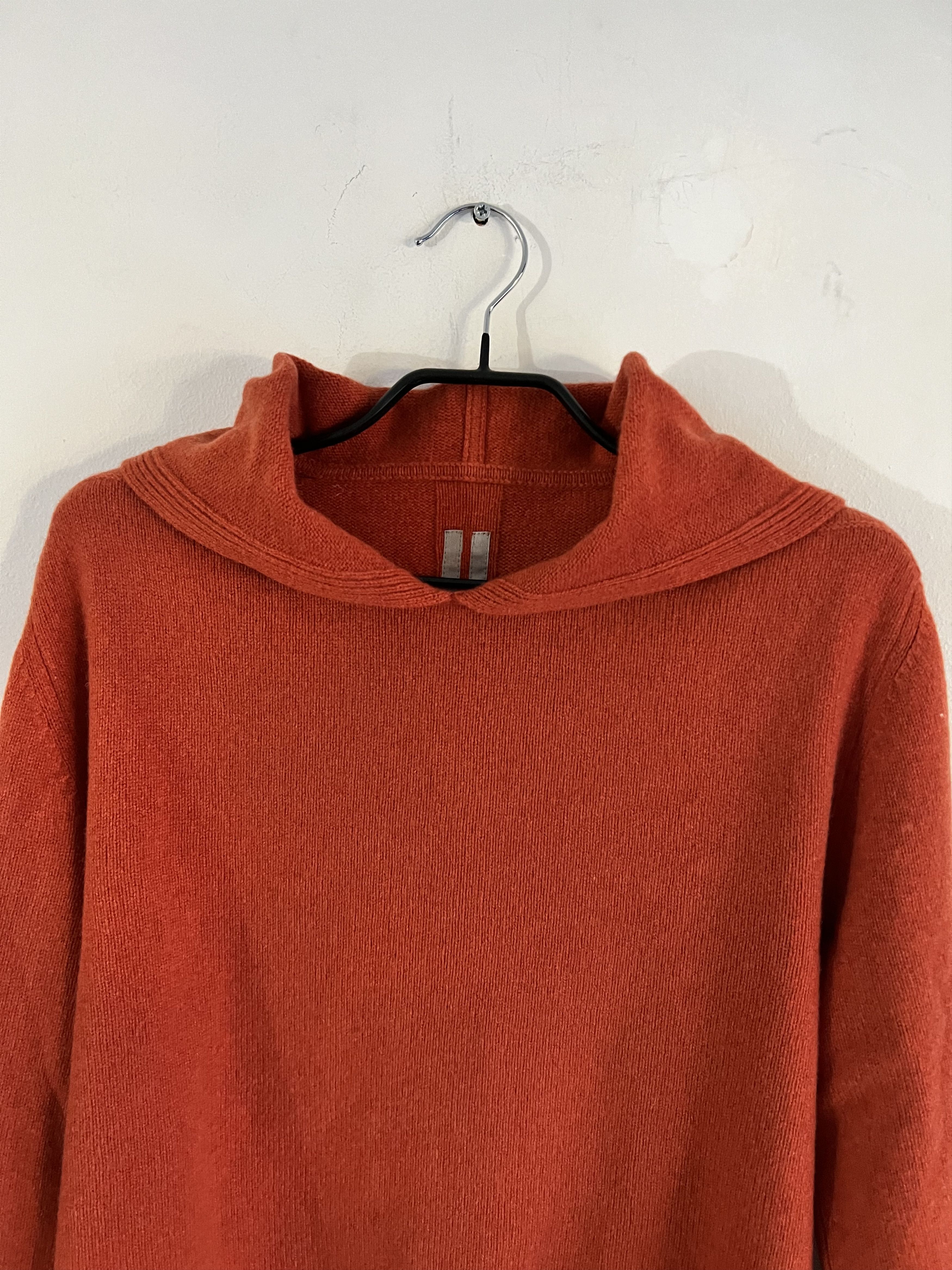 Rick Owens 100% Cashmere Hoodie Knit Size US XL / EU 56 / 4 - 3 Thumbnail