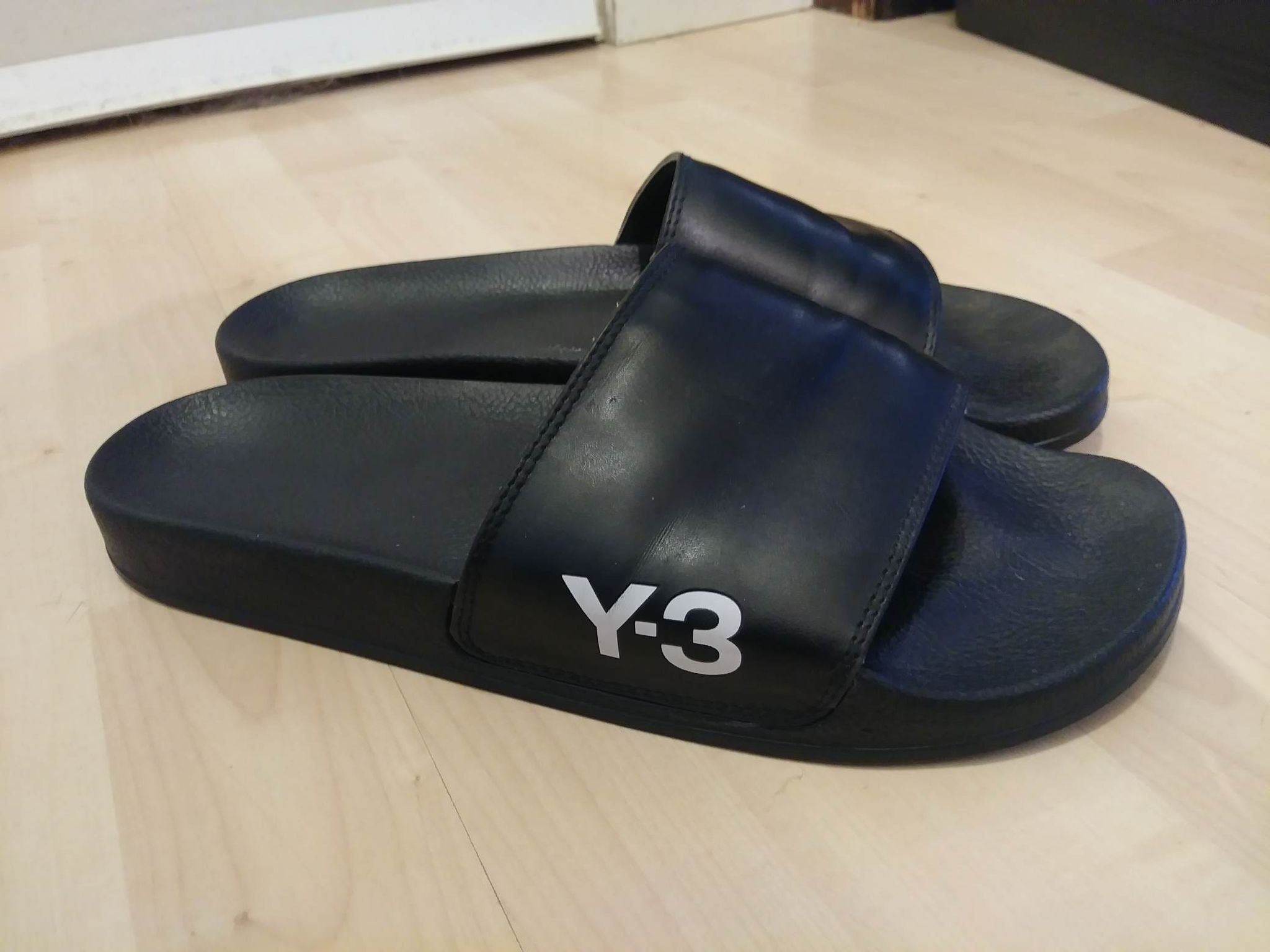 adidas Y3 Adilette Black White