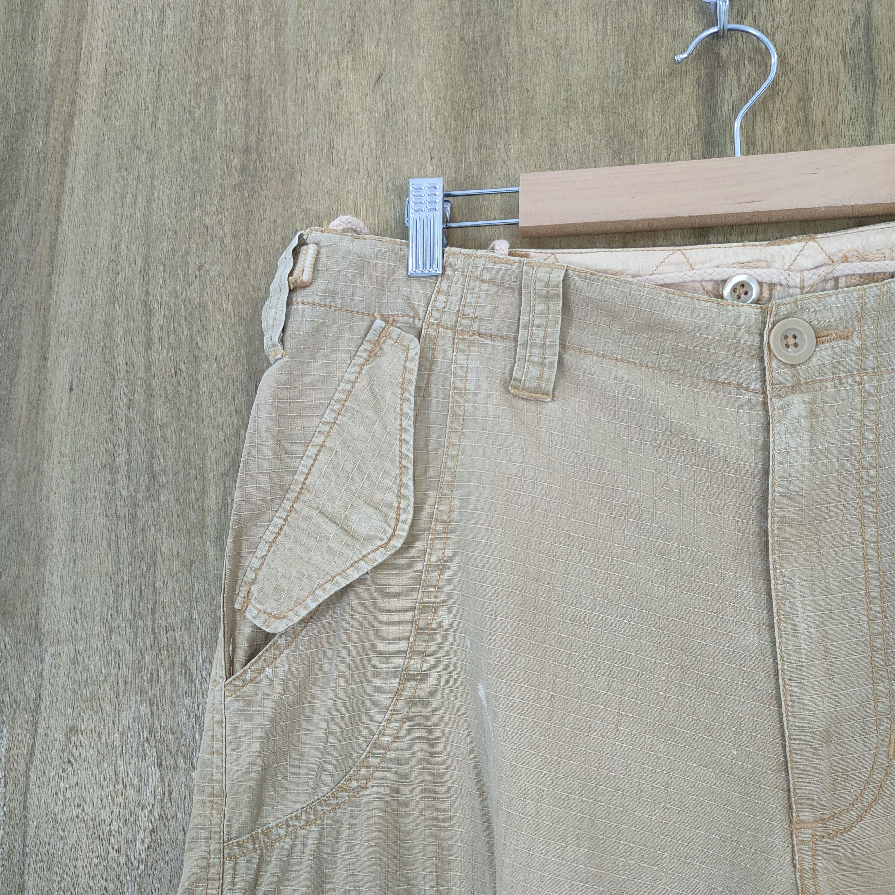 Japanese Brand VINTAGE DDG FADED BONDAGE CARGO PANTS Size US 36 / EU 52 - 7 Thumbnail