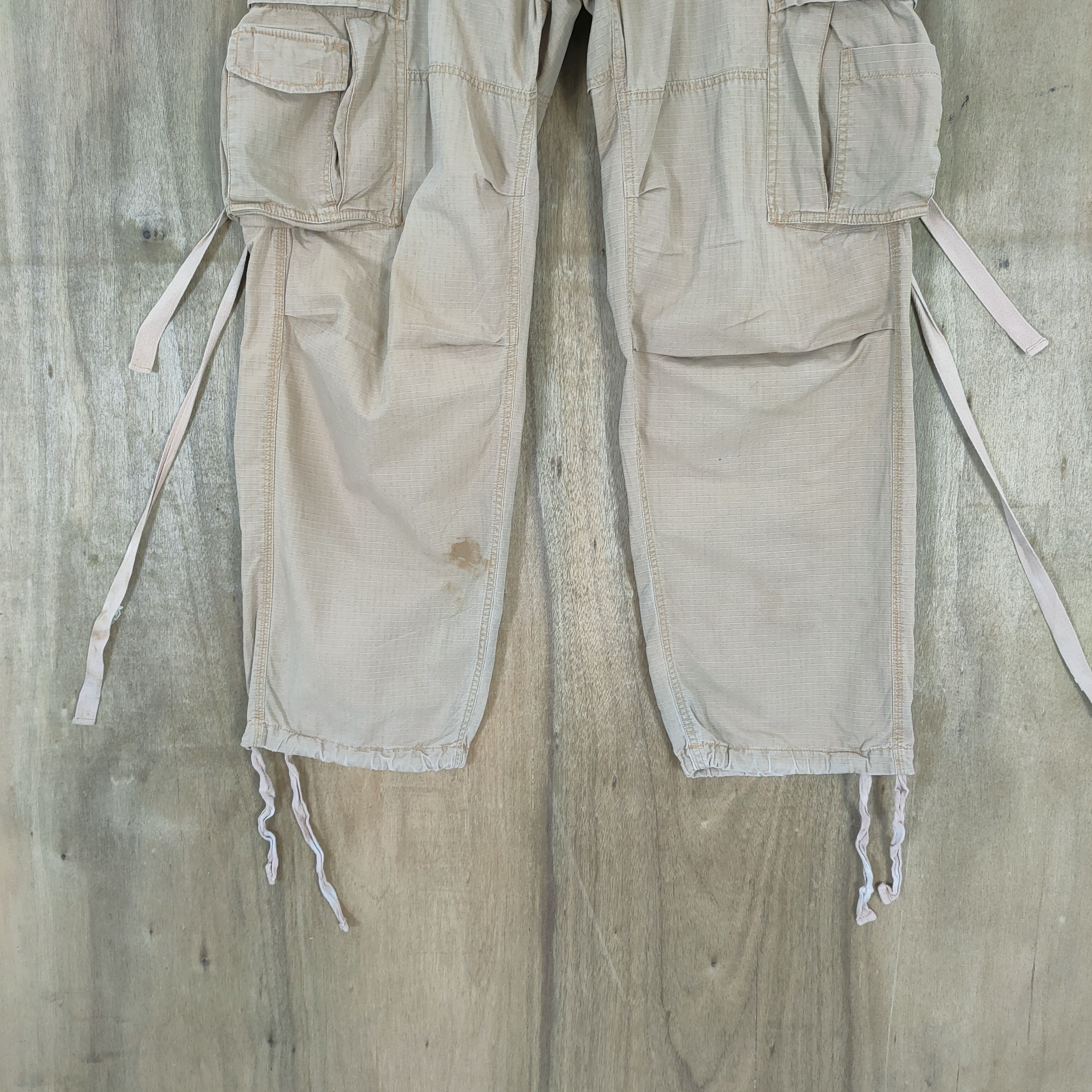 Japanese Brand VINTAGE DDG FADED BONDAGE CARGO PANTS Size US 36 / EU 52 - 5 Thumbnail