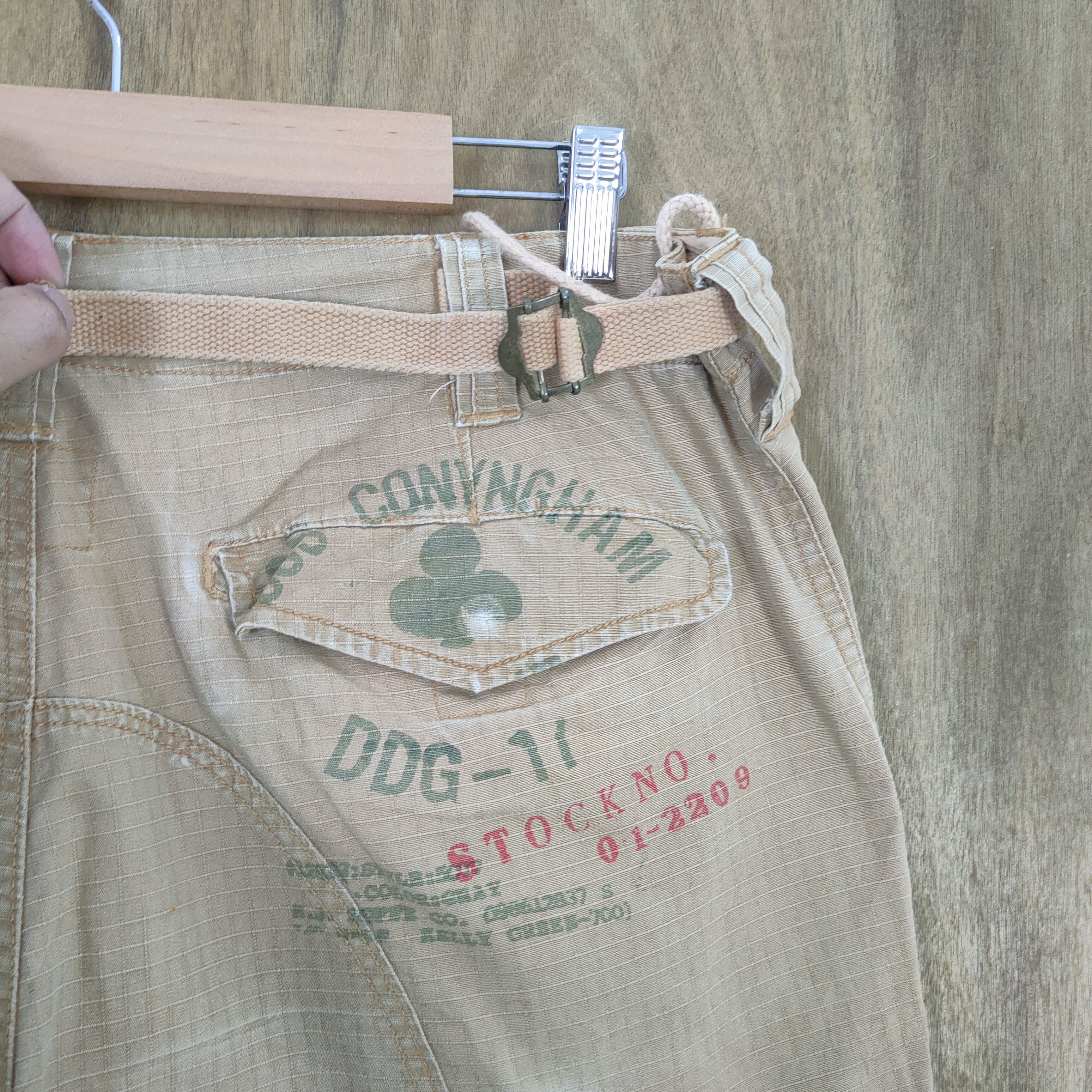 Japanese Brand VINTAGE DDG FADED BONDAGE CARGO PANTS Size US 36 / EU 52 - 13 Thumbnail