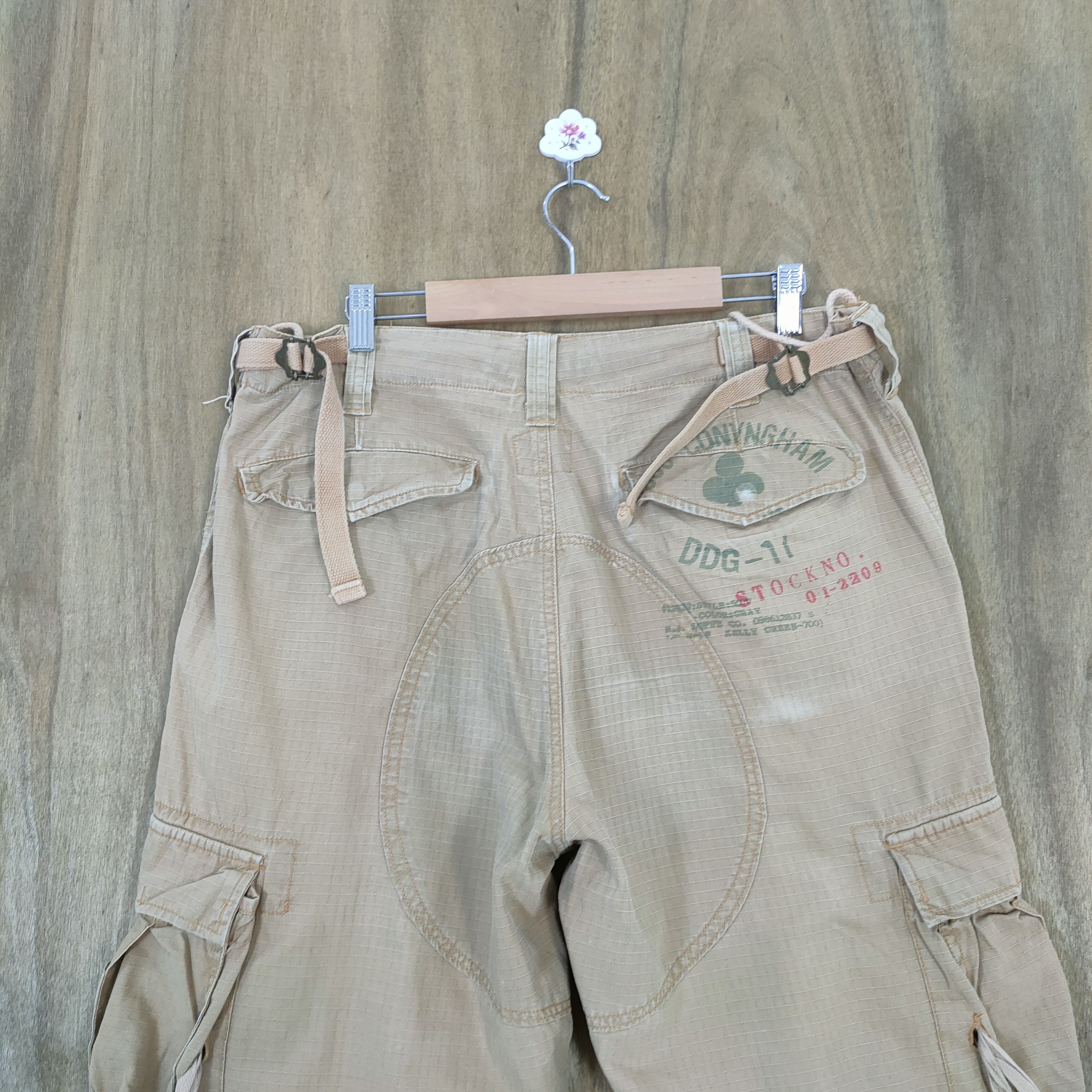 Japanese Brand VINTAGE DDG FADED BONDAGE CARGO PANTS Size US 36 / EU 52 - 11 Thumbnail