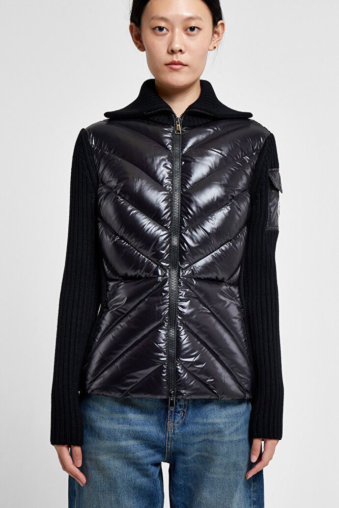 image of Moncler Tricot Cardigan in Black, Women's (Size Small)