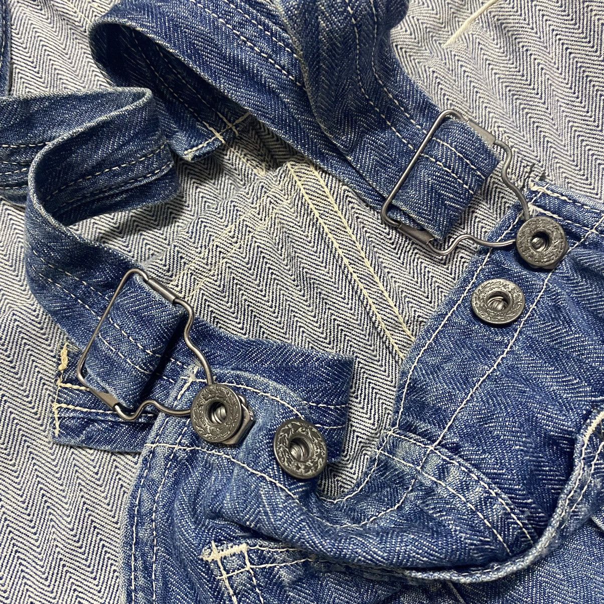 Evisu Vintage Evis Evisu Overalls Painter Herringbone Size US 34 / EU 50 - 15 Thumbnail