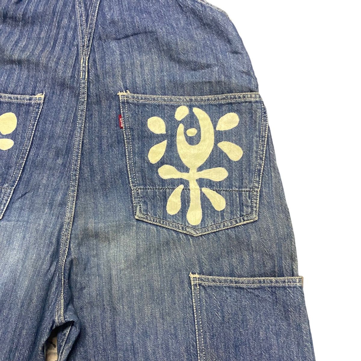 Evisu Vintage Evis Evisu Overalls Painter Herringbone Size US 34 / EU 50 - 10 Thumbnail