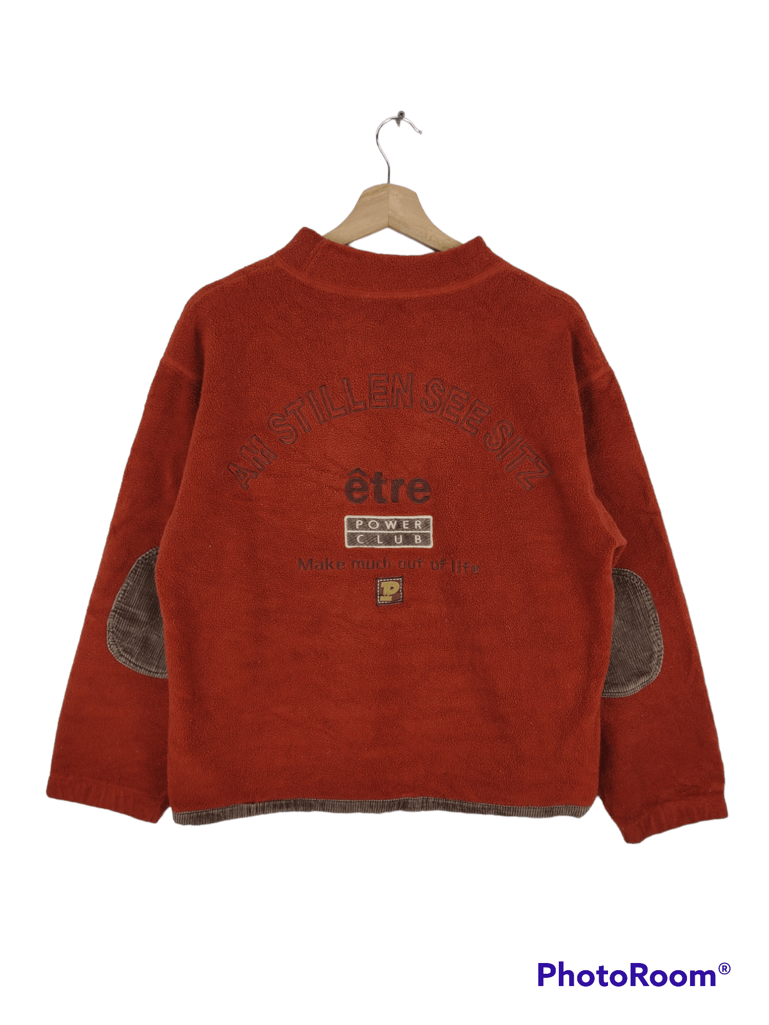 Japanese Brand Vintage Fleece Sweater Power Club Size M / US 6-8 / IT 42-44 - 1 Thumbnail