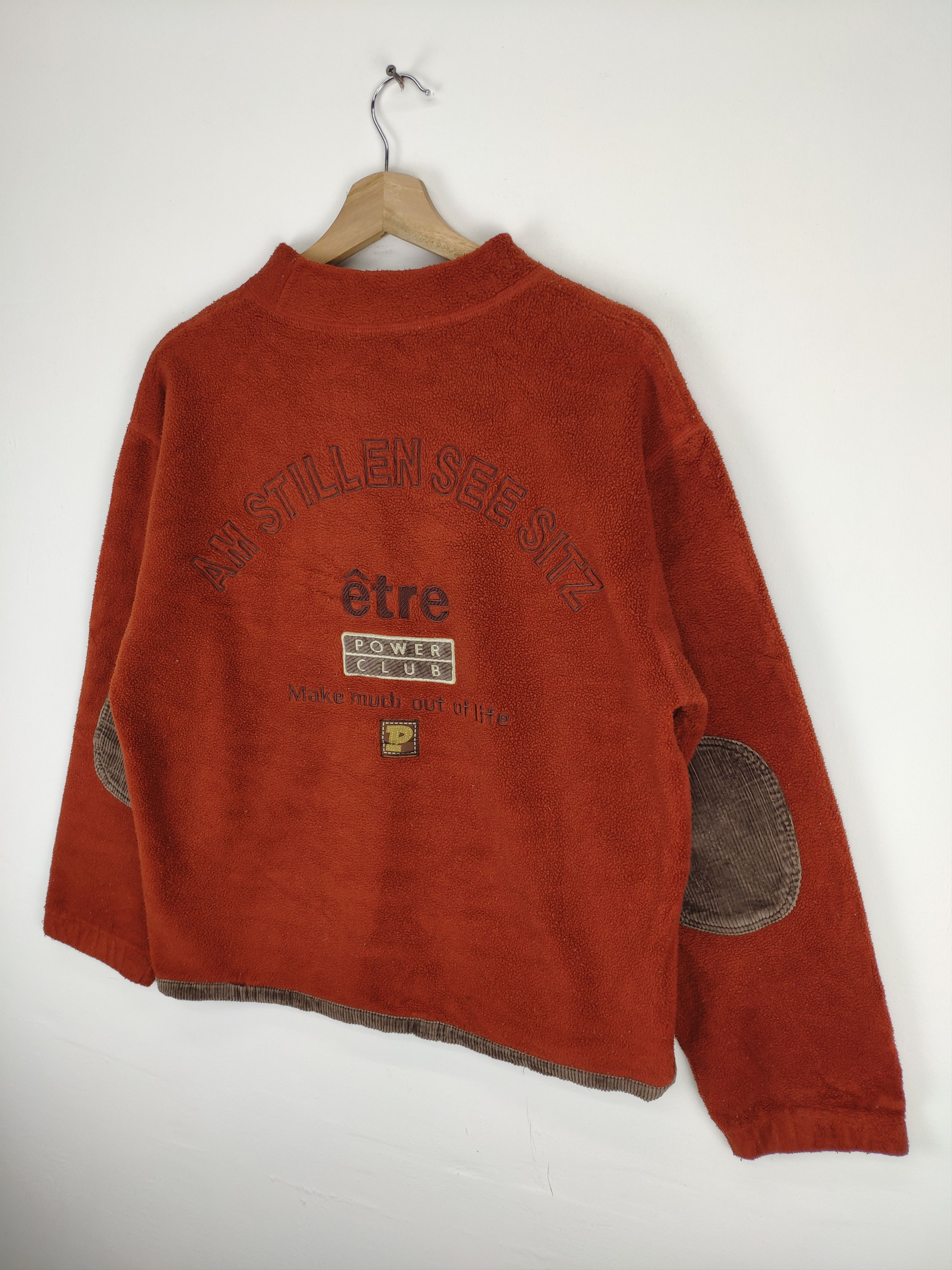 Japanese Brand Vintage Fleece Sweater Power Club Size M / US 6-8 / IT 42-44 - 2 Thumbnail