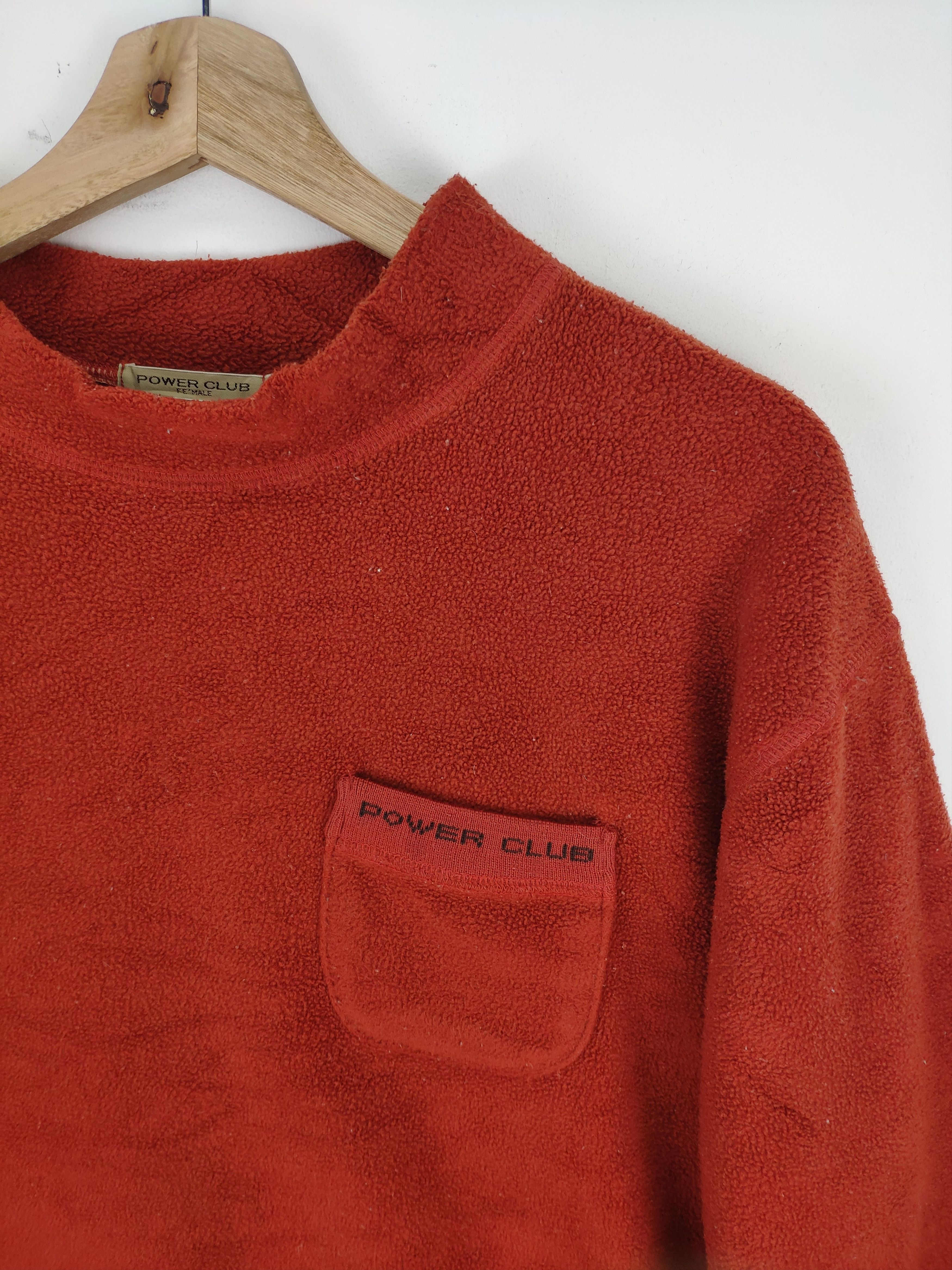 Japanese Brand Vintage Fleece Sweater Power Club Size M / US 6-8 / IT 42-44 - 12 Thumbnail