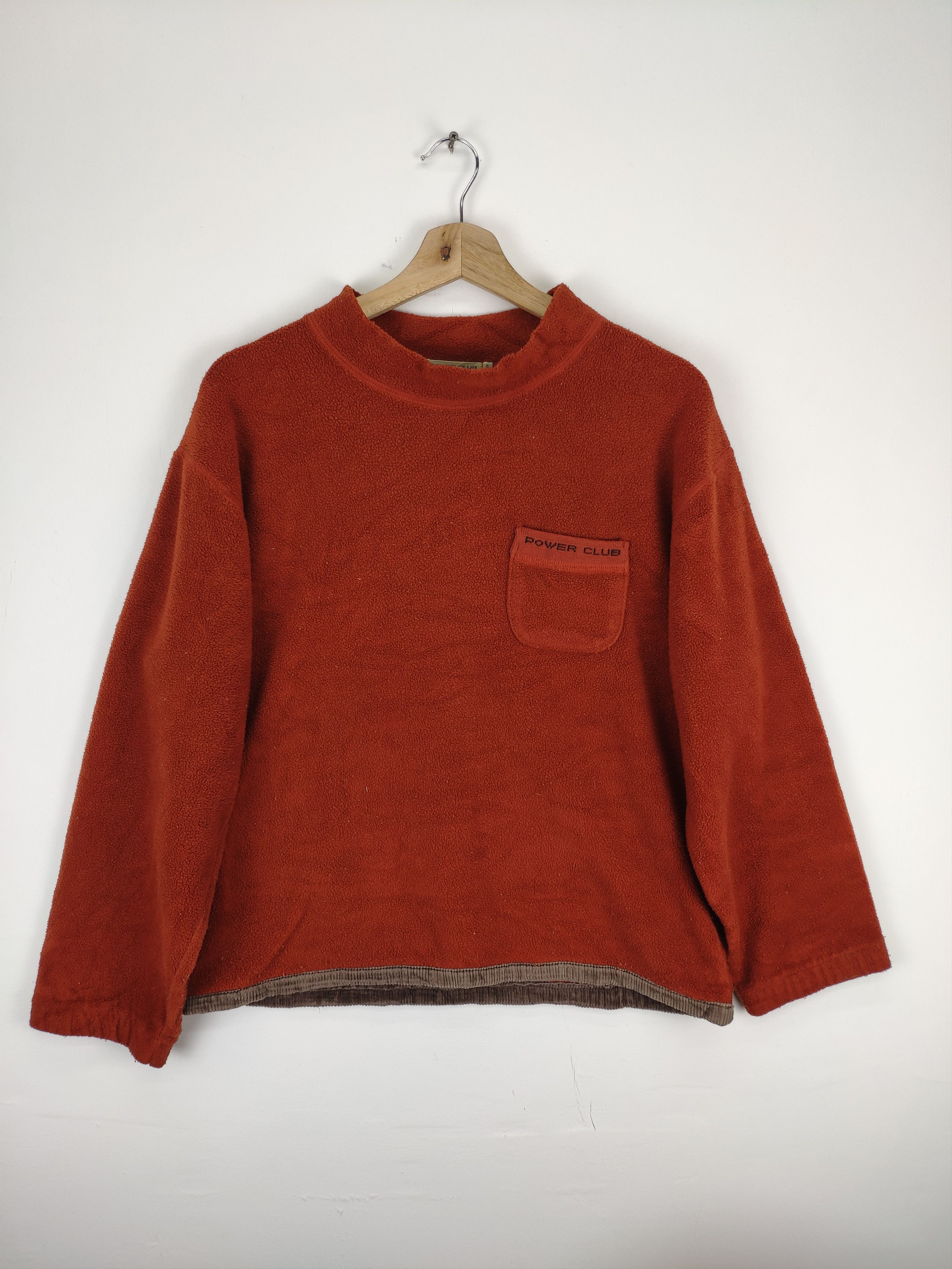 Japanese Brand Vintage Fleece Sweater Power Club Size M / US 6-8 / IT 42-44 - 13 Thumbnail