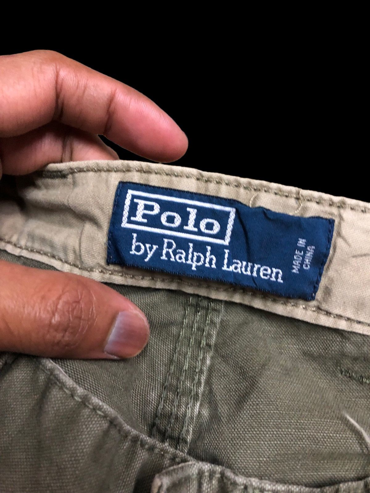 Polo Ralph Lauren DOUBLE KNEE MULTIPOCKET MILITARY STYLE PANT Size US 31 - 9 Thumbnail