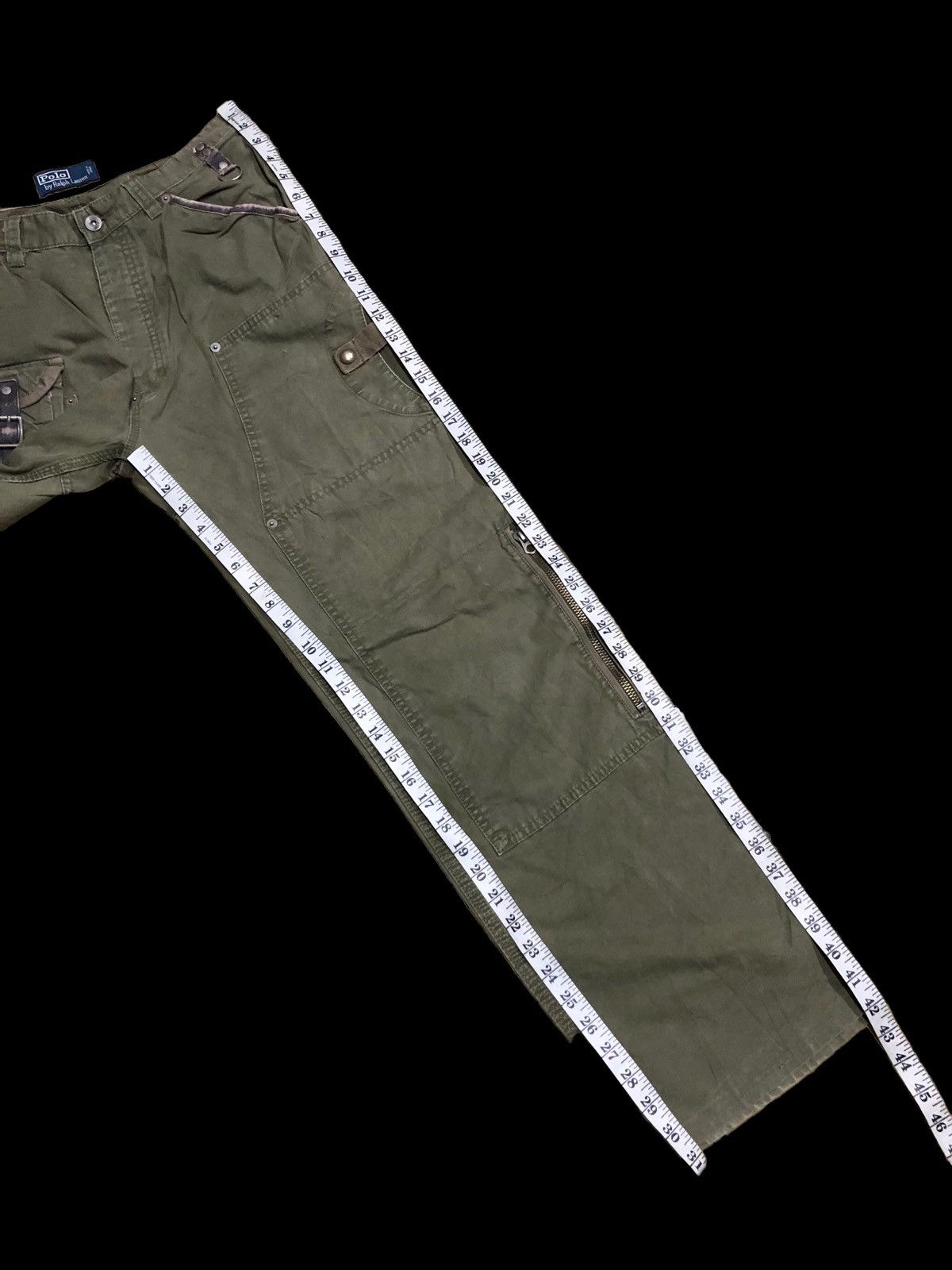 Polo Ralph Lauren DOUBLE KNEE MULTIPOCKET MILITARY STYLE PANT Size US 31 - 13 Thumbnail