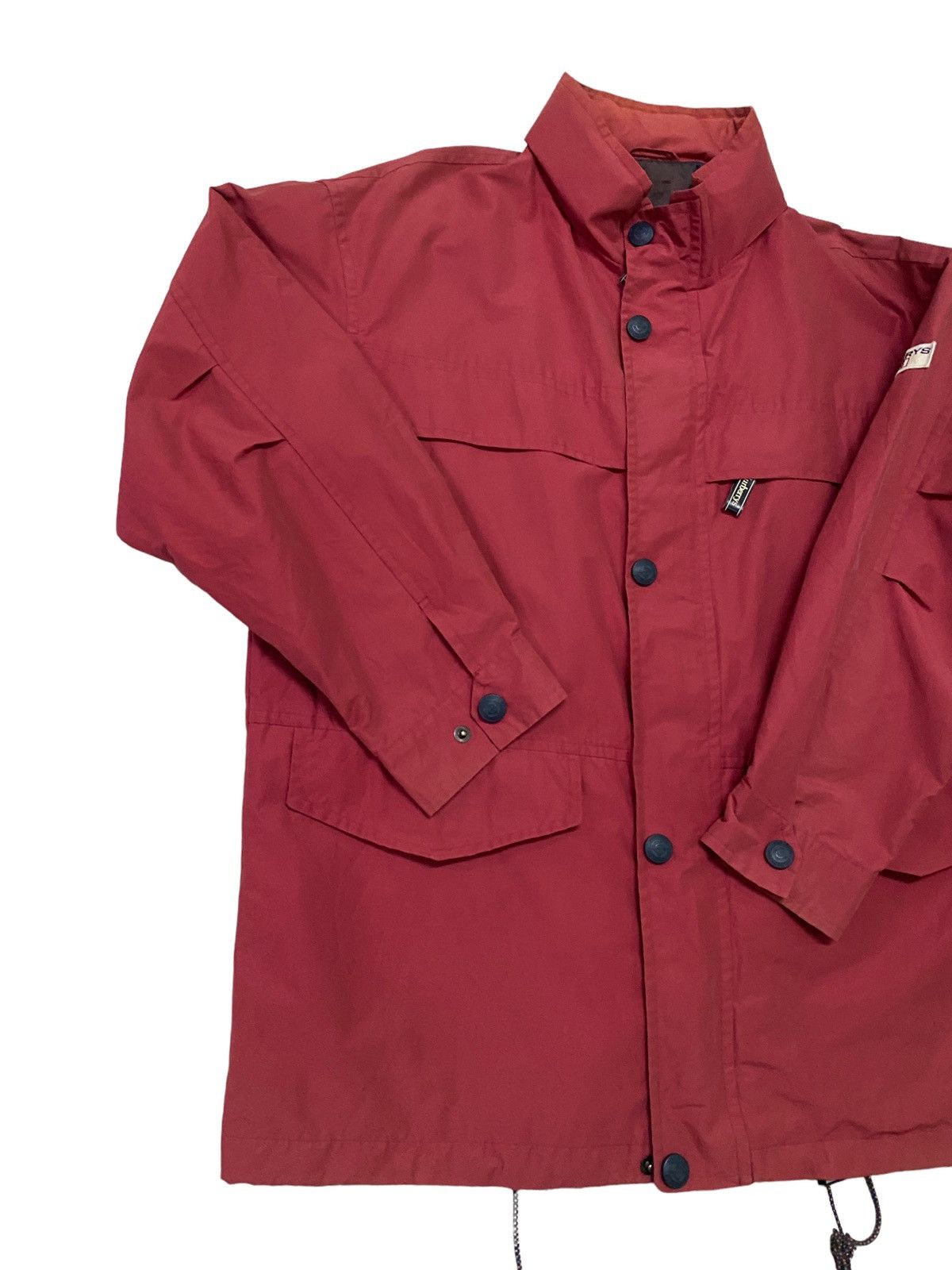 Burberry Vintage Classic Burberry B1856 Red Faded Jacket s46k Size US L / EU 52-54 / 3 - 3 Thumbnail