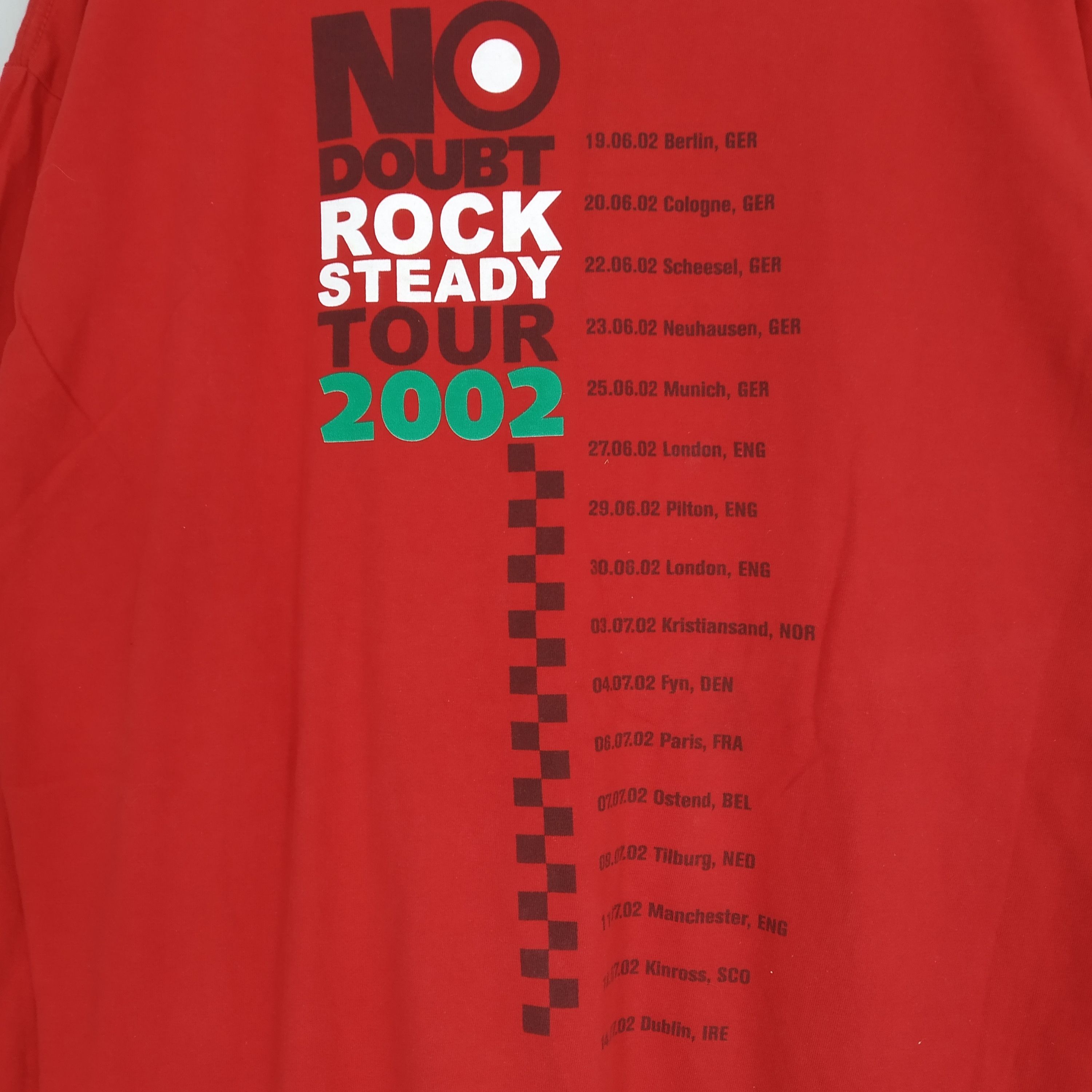 Band Tees Rare!! Vintage No Doubt American Punk Rock Tour 2002 Music Size US L / EU 52-54 / 3 - 8 Thumbnail