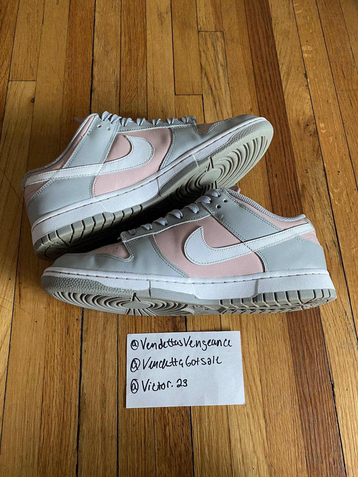 Nike Nike Dunk Low Pink Oxford European Release 2021 US9.5 Size US 9.5 / EU 42-43 - 4 Thumbnail