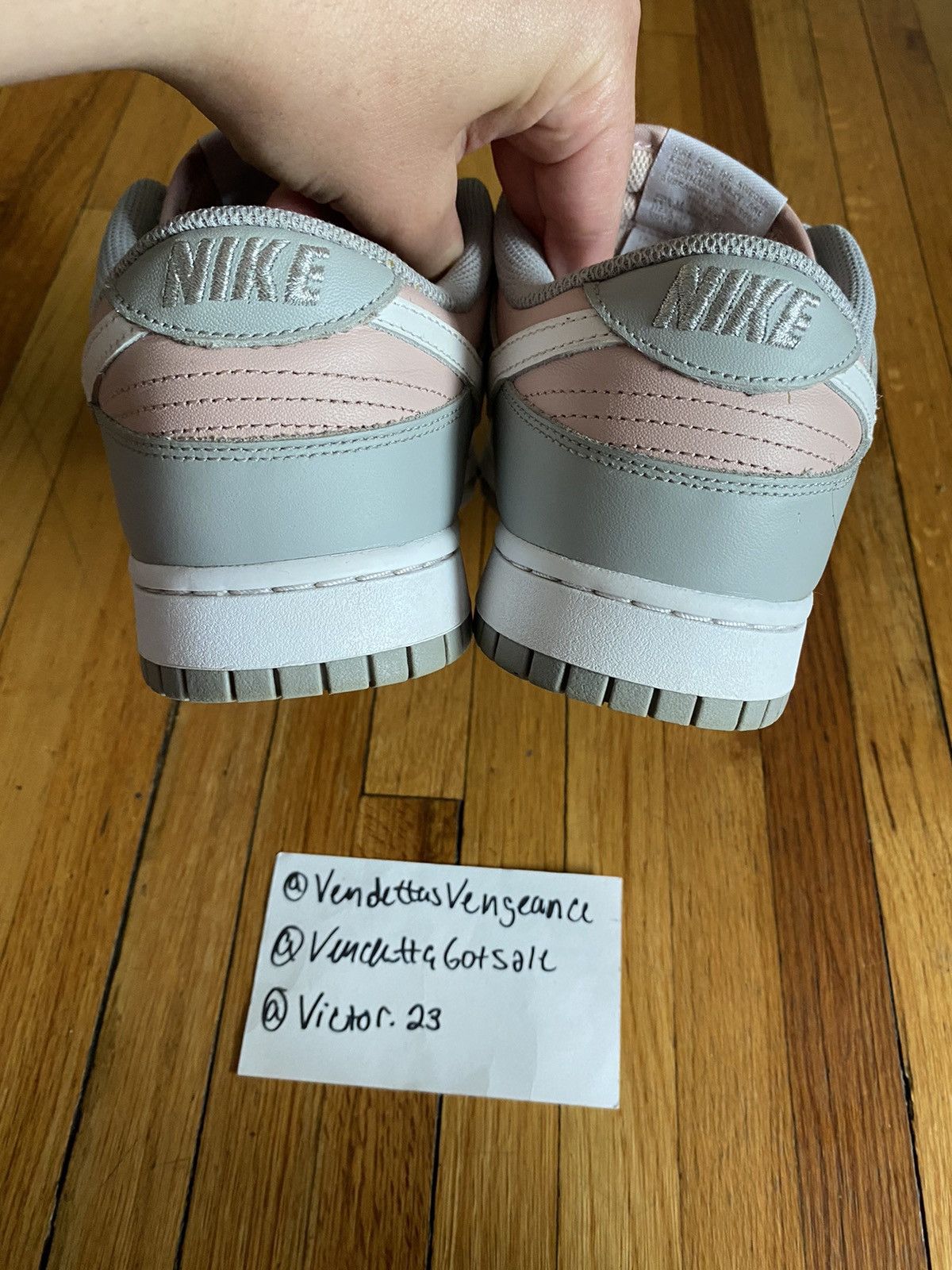 Nike Nike Dunk Low Pink Oxford European Release 2021 US9.5 Size US 9.5 / EU 42-43 - 5 Thumbnail