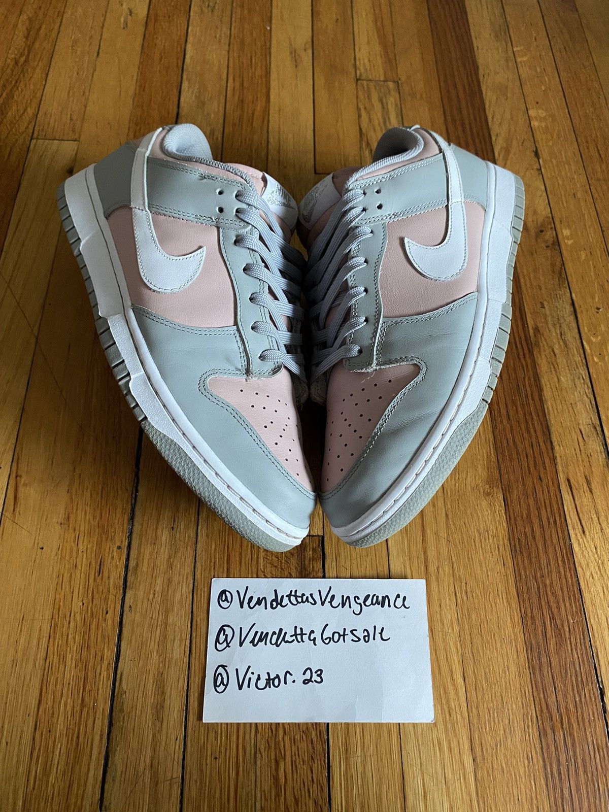 Nike Nike Dunk Low Pink Oxford European Release 2021 US9.5 Size US 9.5 / EU 42-43 - 2 Thumbnail