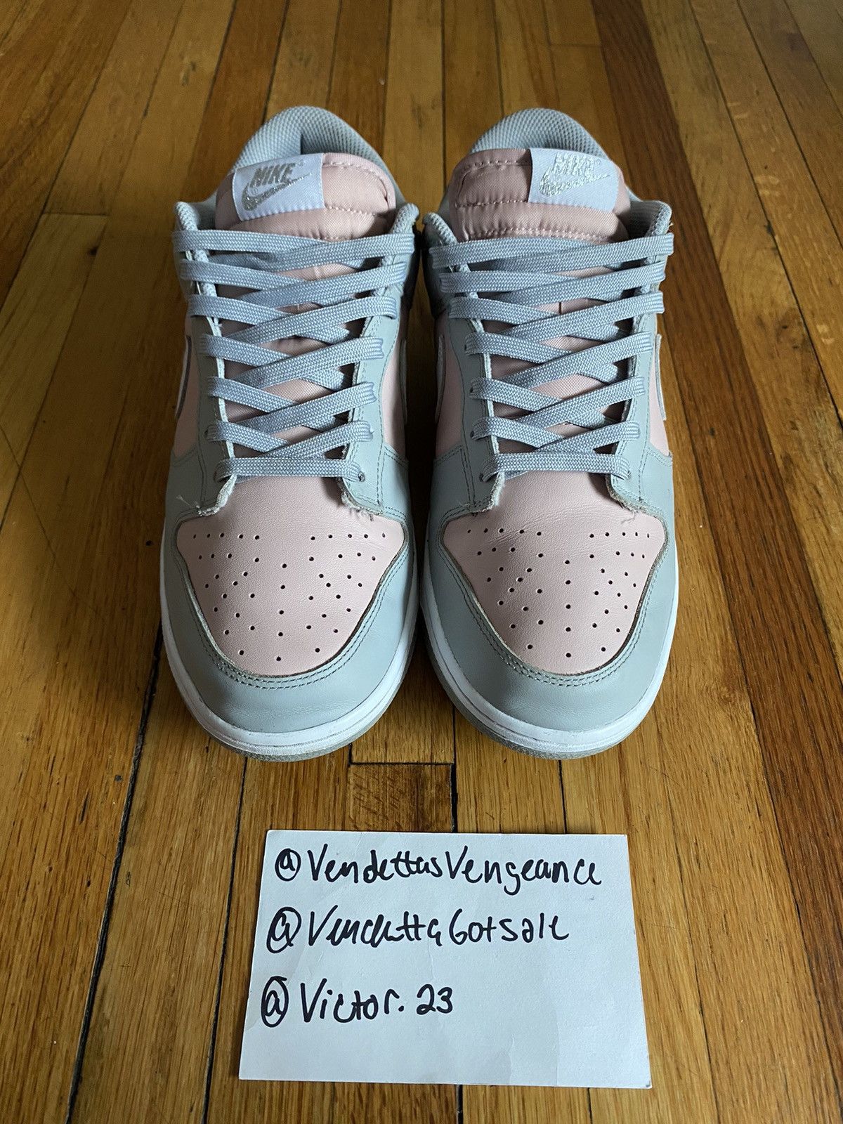 Nike Nike Dunk Low Pink Oxford European Release 2021 US9.5 Size US 9.5 / EU 42-43 - 3 Thumbnail