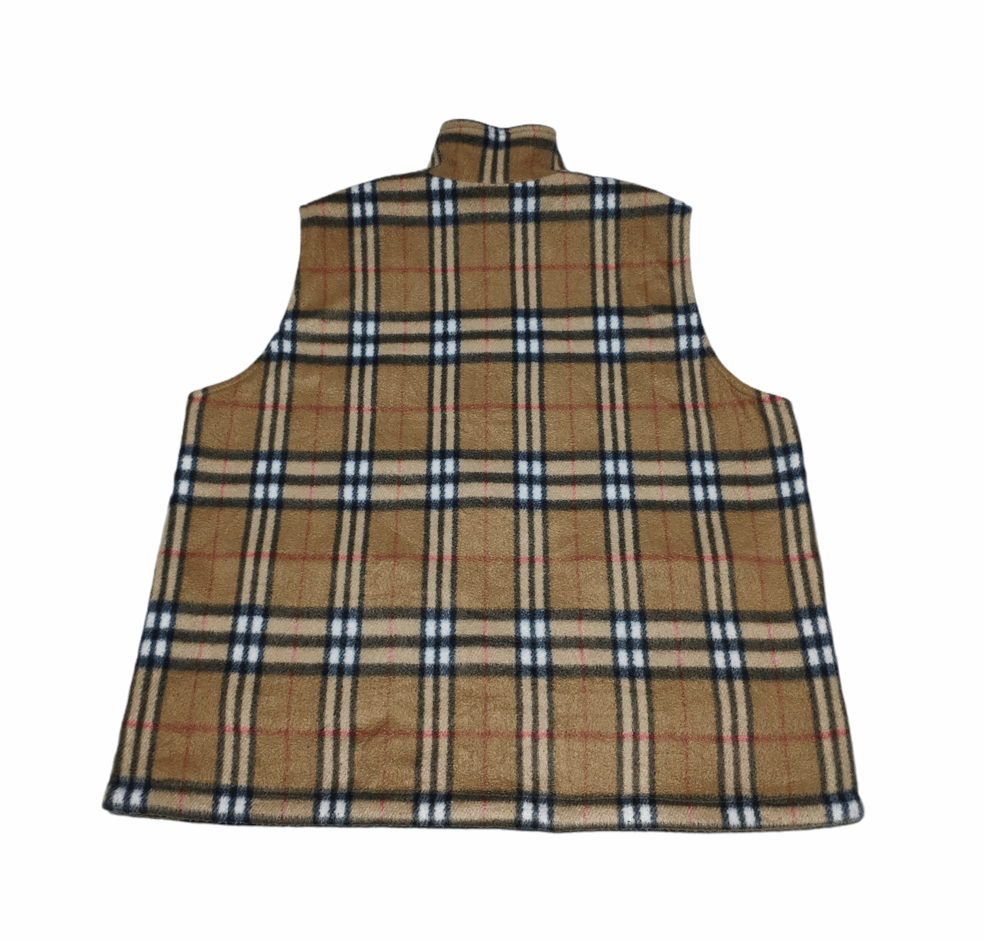 Designer × Japanese Brand Steal 💥 Vintage Burberry Nova Check Style Vest Reversible Size US L / EU 52-54 / 3 - 2 Thumbnail