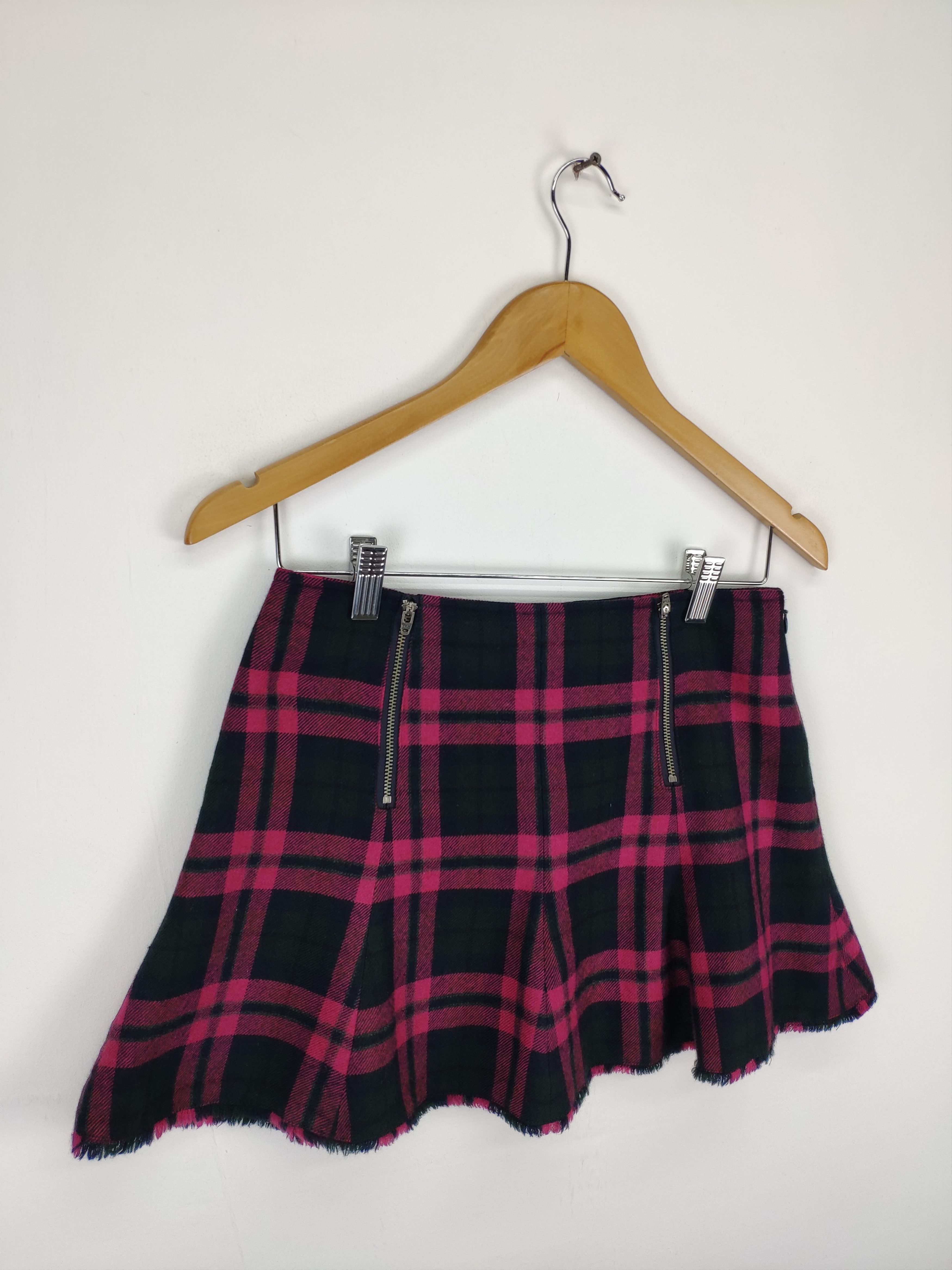Jil Stuart × Seditionaries Jil Stuart Mini Skirt Plaid Style Punk Style Size 26" / US 2 / IT 38 - 3 Thumbnail