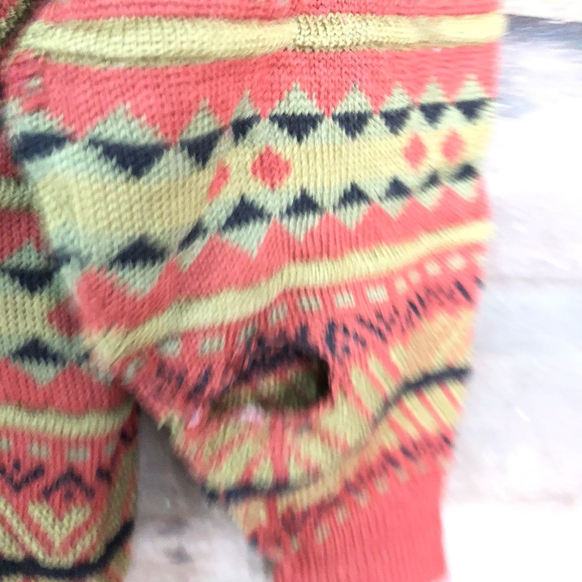 Vintage Pallspyra Brown Navajo distressed knitwear Cardigan #3948 Size US S / EU 44-46 / 1 - 13 Thumbnail