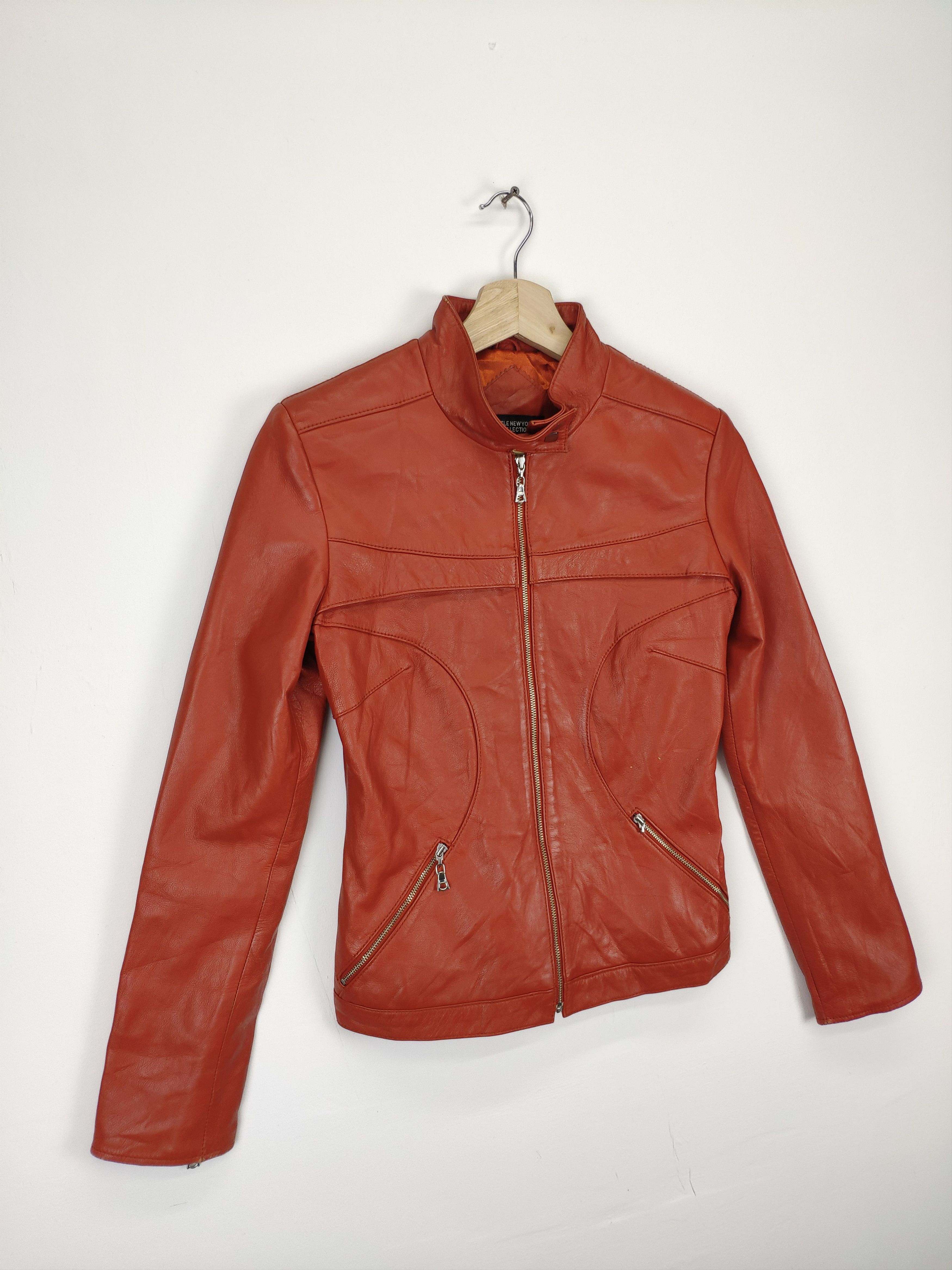 Vintage Vintage Leather Jacket by Little New York Harajuku Fashion Size XS / US 0-2 / IT 36-38 - 3 Thumbnail