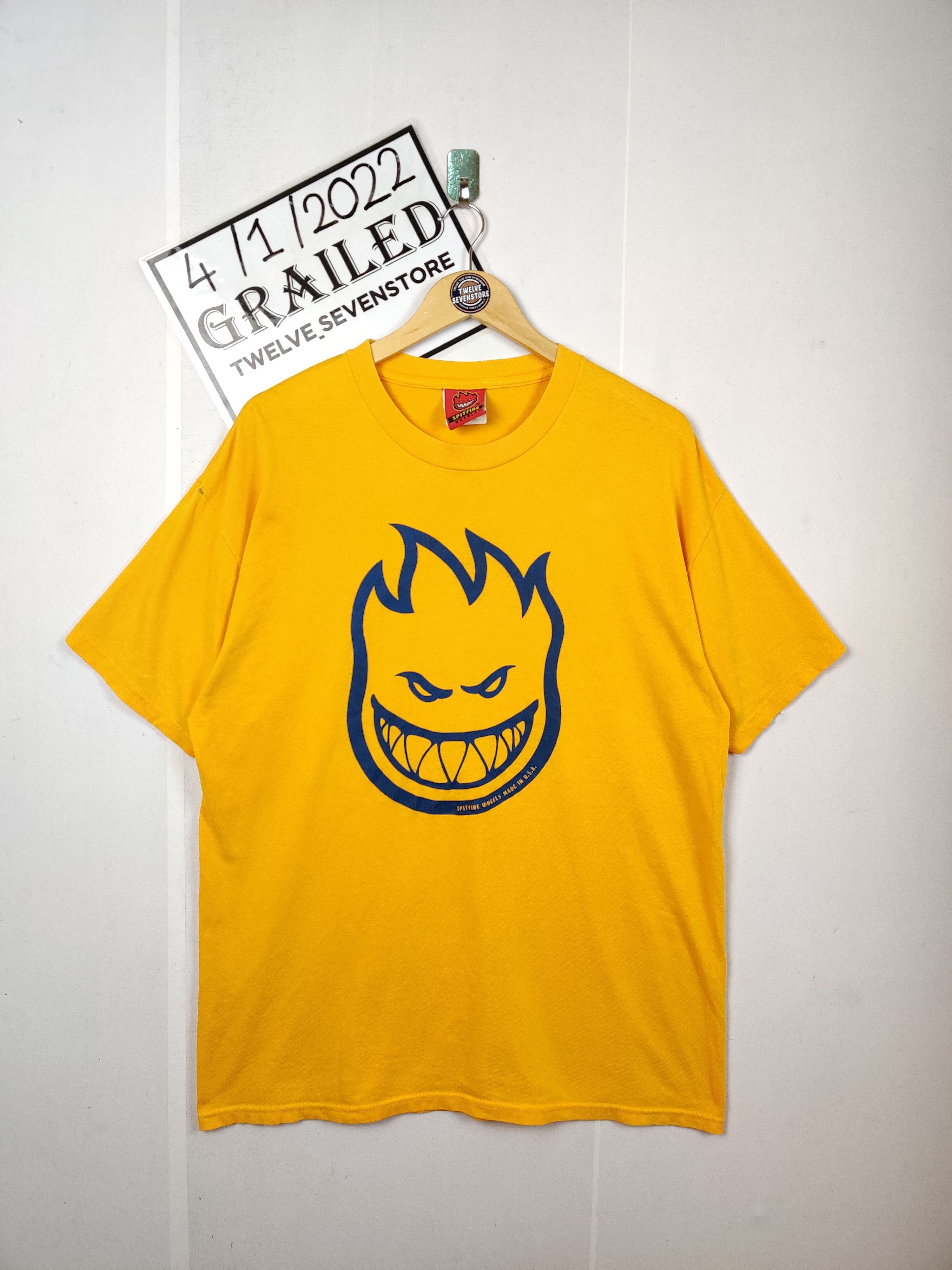 Spitfire Vintage Spitfire Wheels Skateboard Tee Tshirt Size US L / EU 52-54 / 3 - 1 Thumbnail