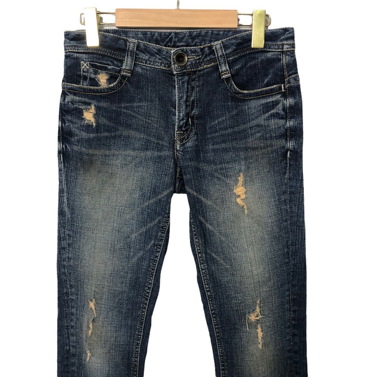 Japanese Brand Vintage Georgia Love Jeans Distressed Denim Pants W30 Size 30" / US 8 / IT 44 - 2 Thumbnail