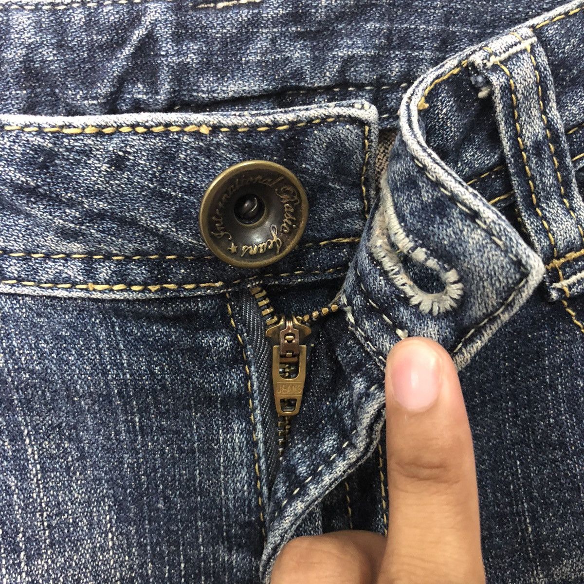 Japanese Brand Vintage Georgia Love Jeans Distressed Denim Pants W30 Size 30" / US 8 / IT 44 - 7 Thumbnail