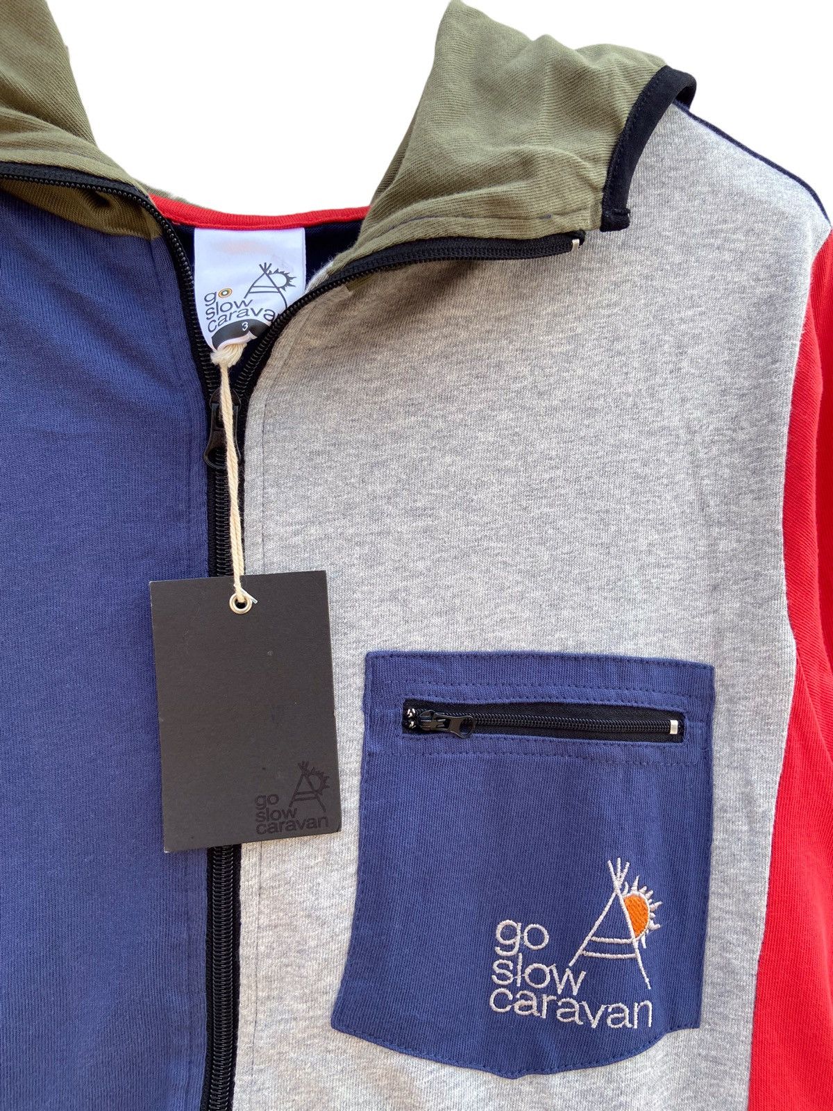 go slow caravan Go Slow Caravan Color Block Hoodie Size US L / EU 52-54 / 3 - 6 Thumbnail