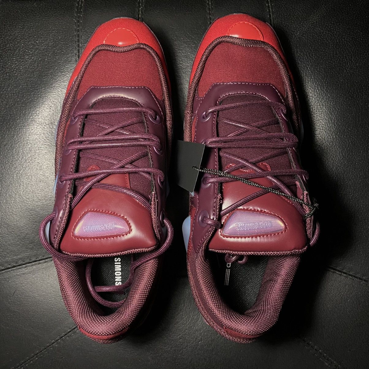 Adidas × Raf Simons Raf Simons x Ozweego 3 Burgundy Size US 10 / EU 43 - 4 Thumbnail