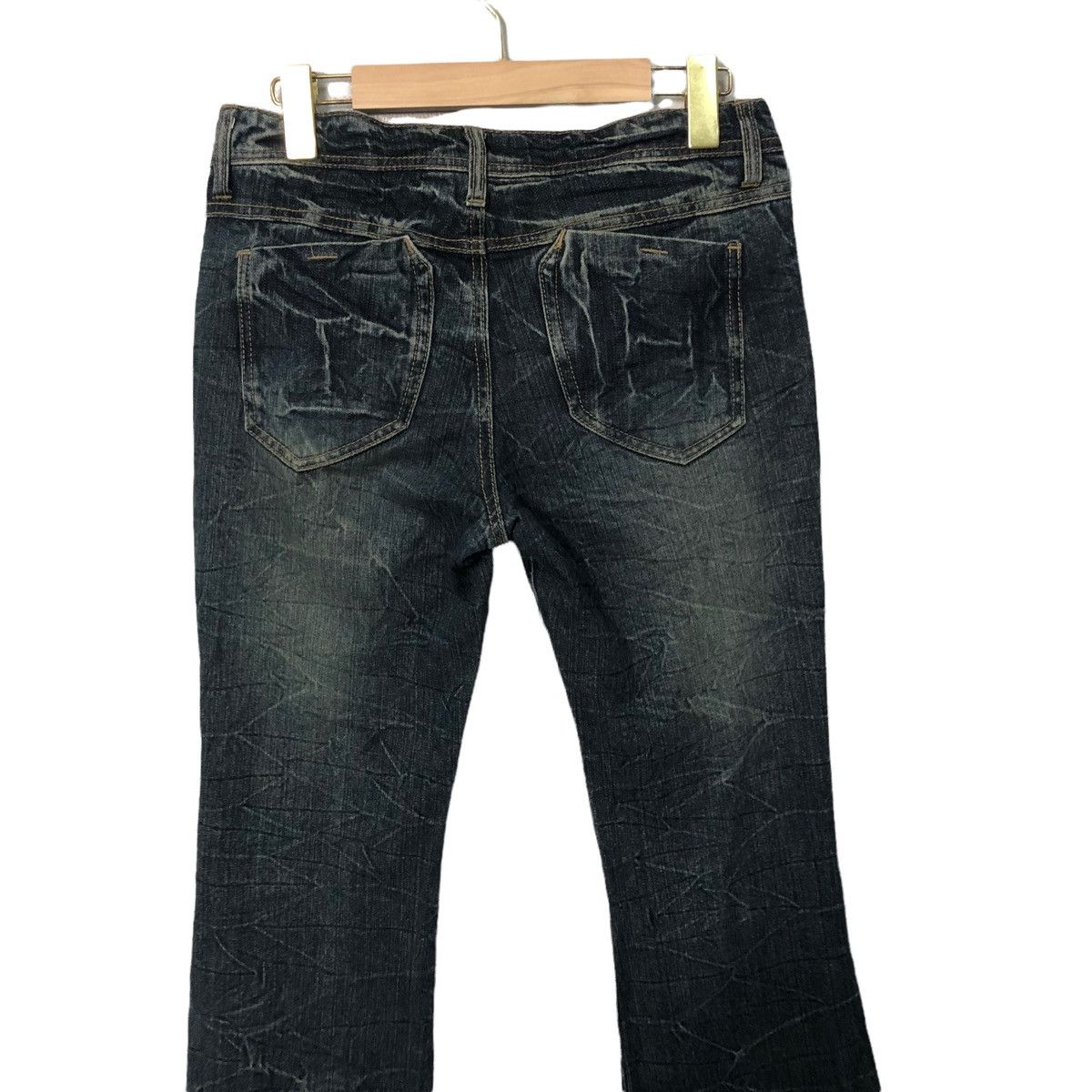 Japanese Brand Vintage Daily Topics Bootcut Distressed Denim Pants W30 Size 30" / US 8 / IT 44 - 5 Thumbnail