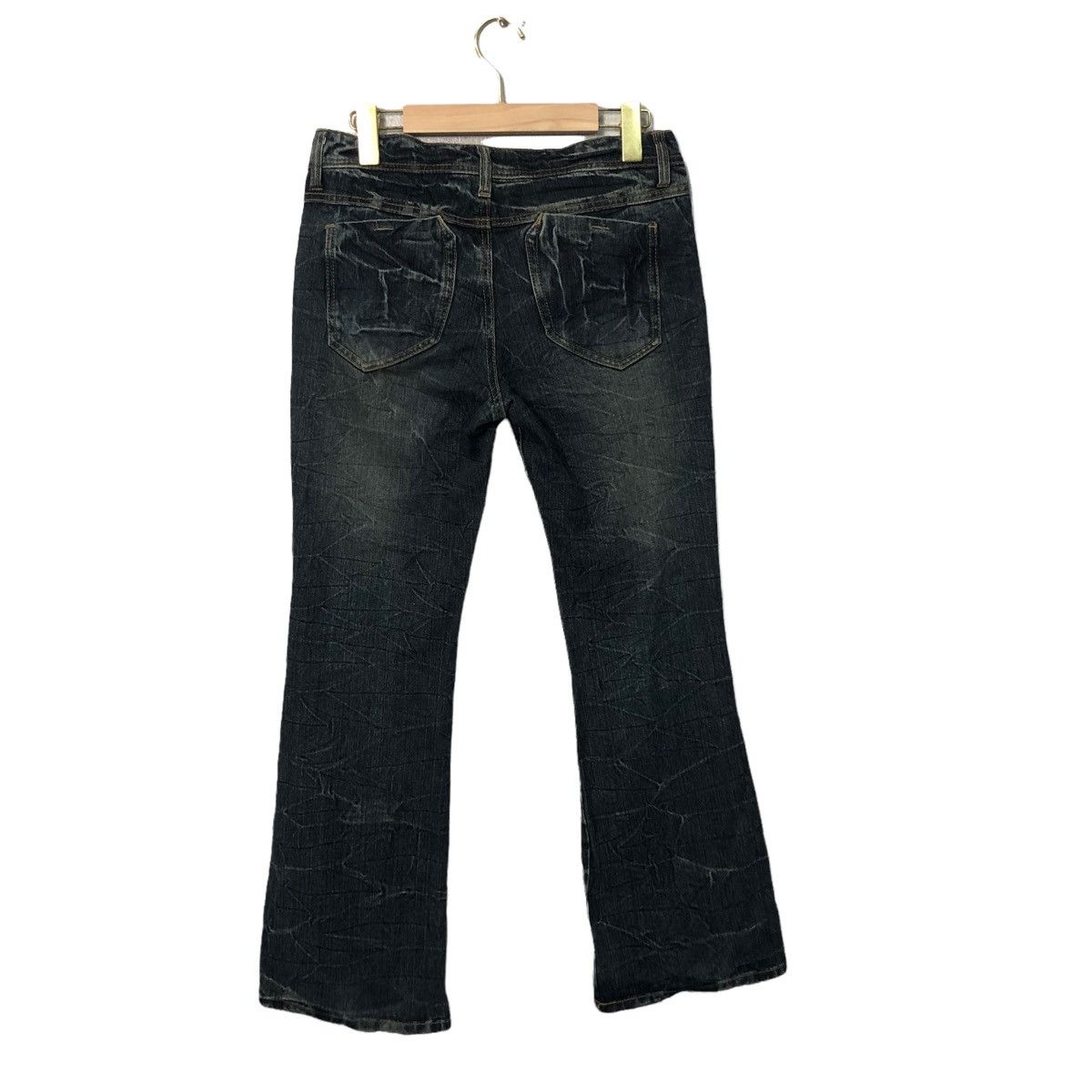 Japanese Brand Vintage Daily Topics Bootcut Distressed Denim Pants W30 Size 30" / US 8 / IT 44 - 4 Thumbnail