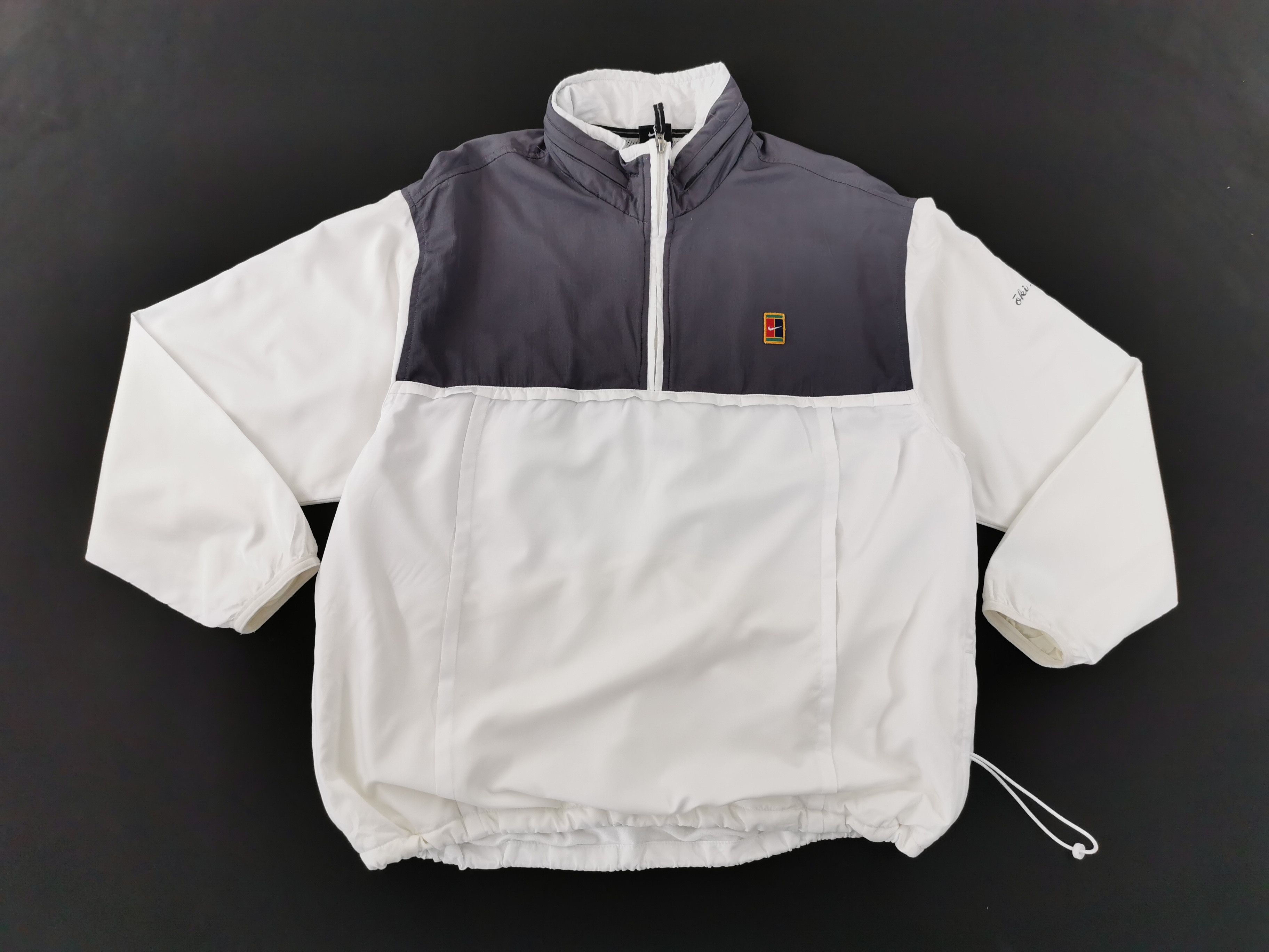 Vintage 90s Nike Court Pullover Windbreaker Jacket Size L
