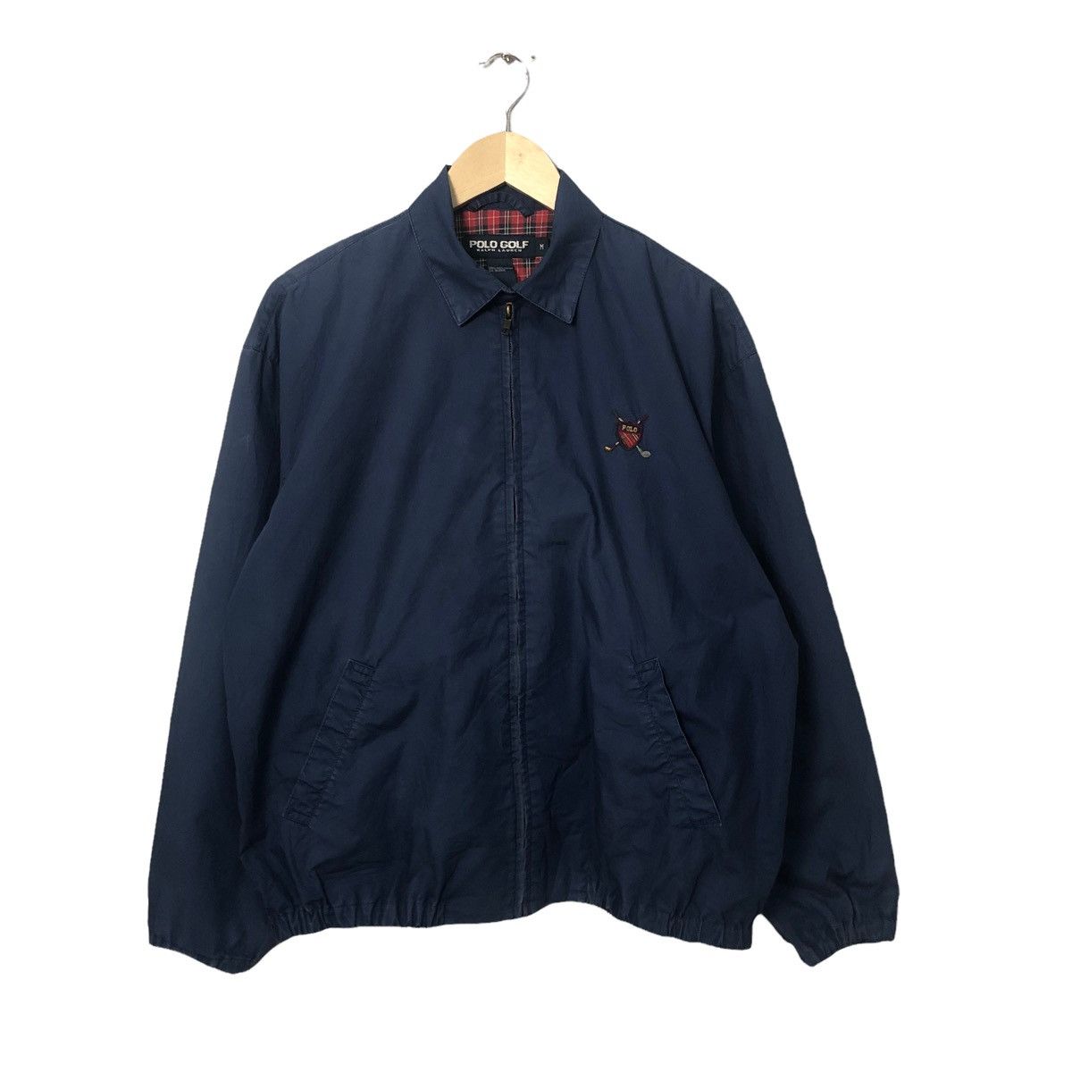 Polo Ralph Lauren Vtg 90s Polo Golf Ralph Lauren Embroidery Logo Zip Up Jacket Size US XL / EU 56 / 4 - 1 Thumbnail