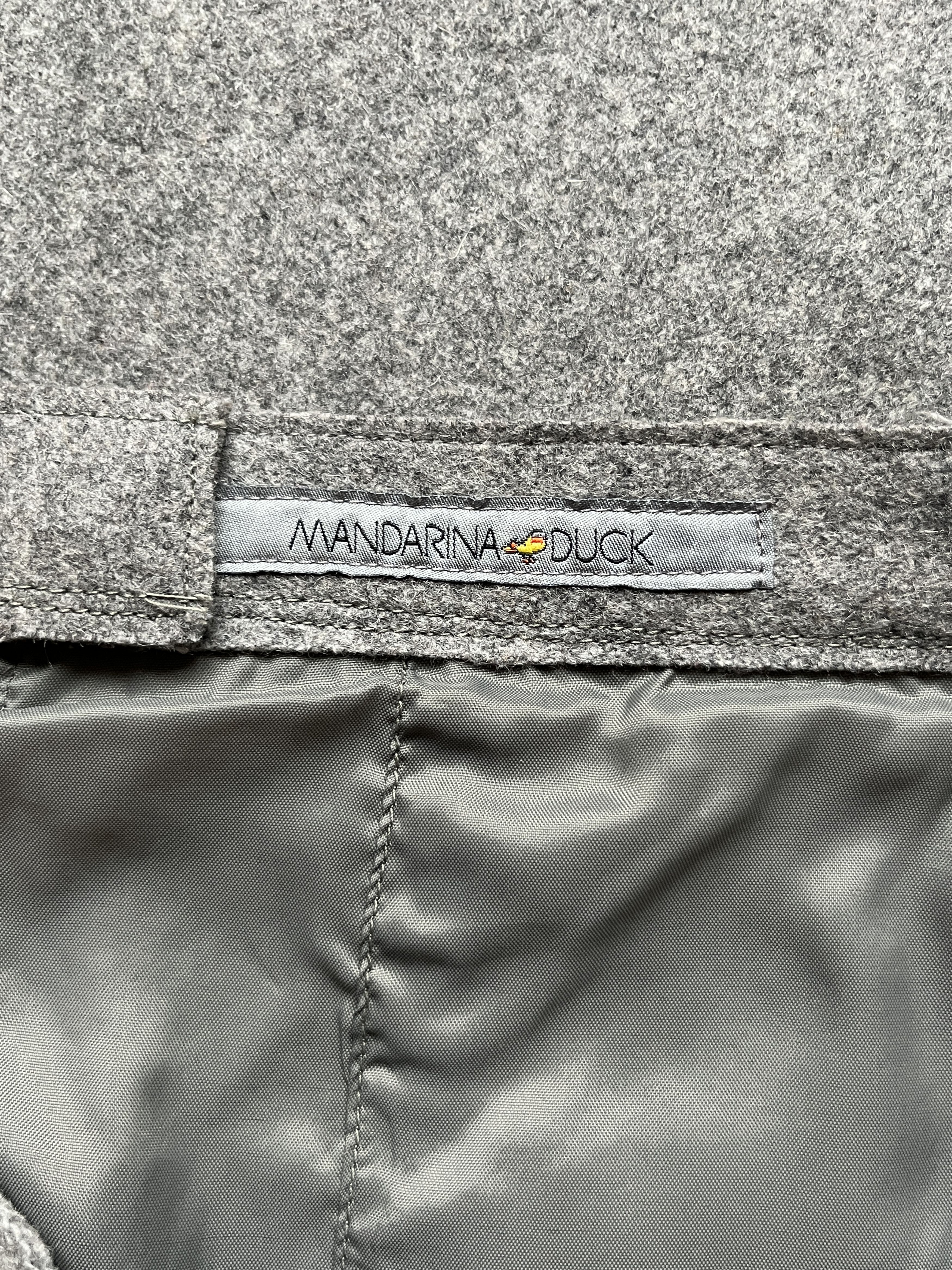 Mandarina Duck ⚡️QUICK SALE⚡️2000's Mandarina Duck Exowear Grey Skirt Size 34" / US 12 / IT 48 - 3 Thumbnail