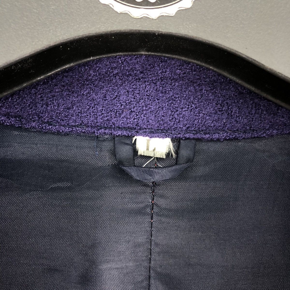 Designer × Japanese Brand × Vintage Vintage 80's Wool Blouse Shirts Button Up Size M / US 6-8 / IT 42-44 - 10 Thumbnail