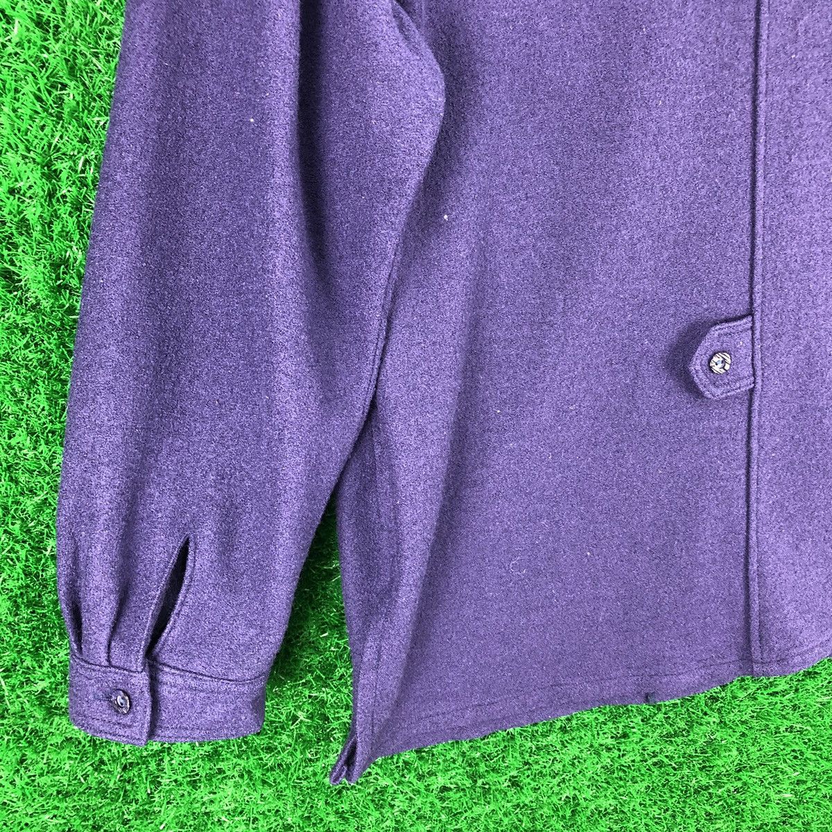 Designer × Japanese Brand × Vintage Vintage 80's Wool Blouse Shirts Button Up Size M / US 6-8 / IT 42-44 - 6 Thumbnail