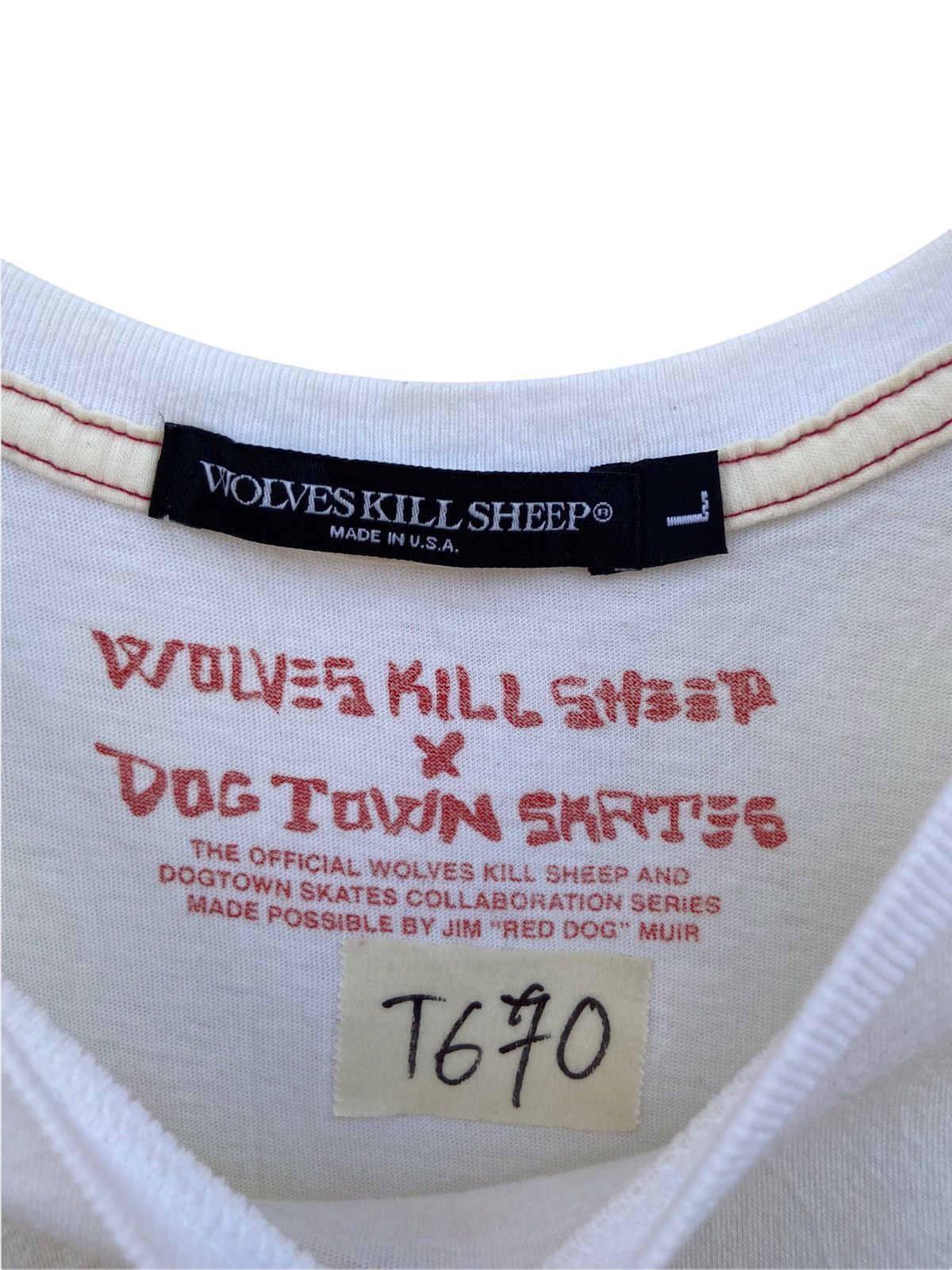 Japanese Brand WOLVES KILL SHEEP X DOG TOWN SKATES SHIRT Size US L / EU 52-54 / 3 - 3 Thumbnail
