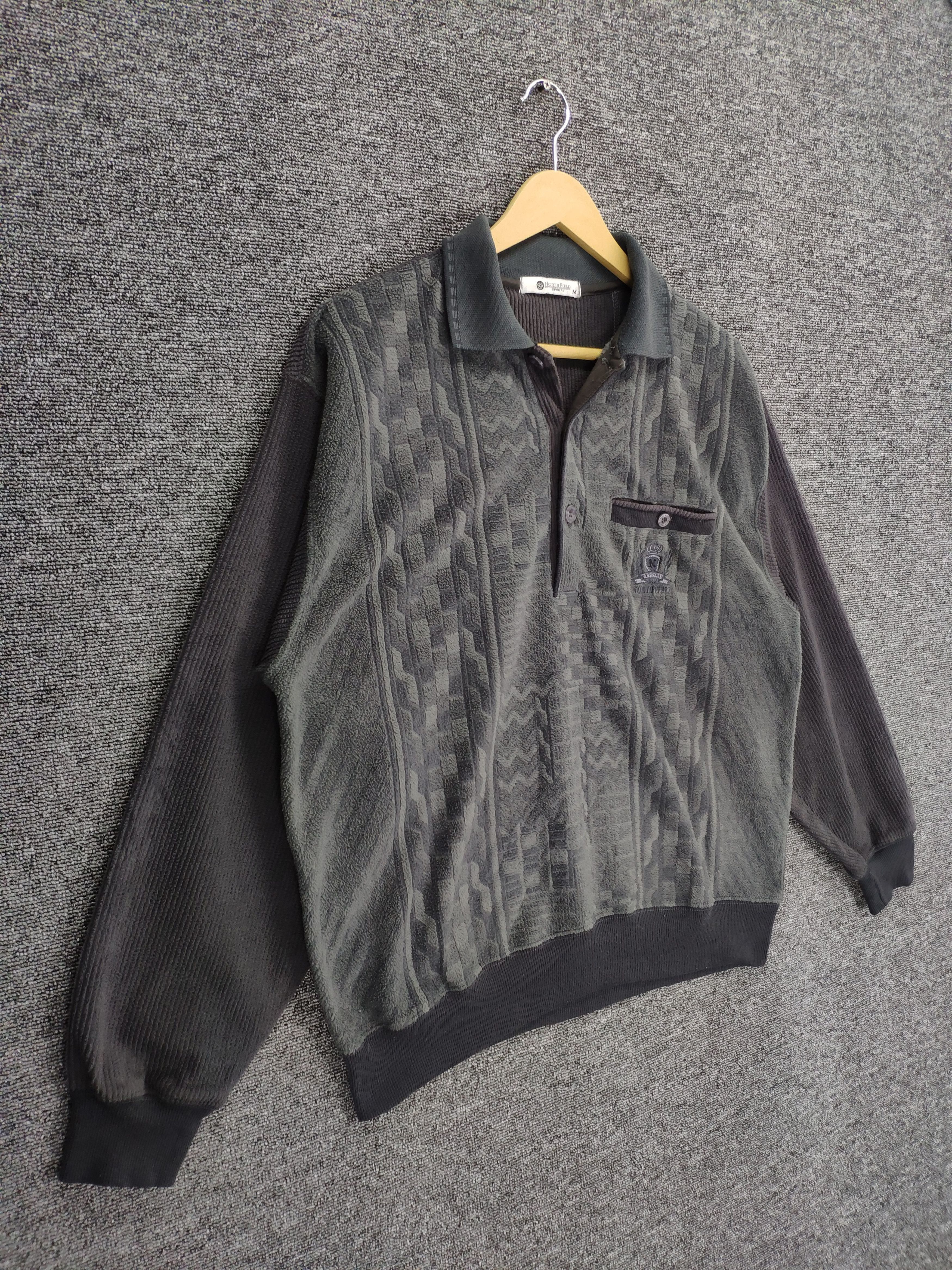 Japanese Brand × Vintage Vintage Polo Knit Long Sleeve Shirt Size US M / EU 48-50 / 2 - 4 Thumbnail