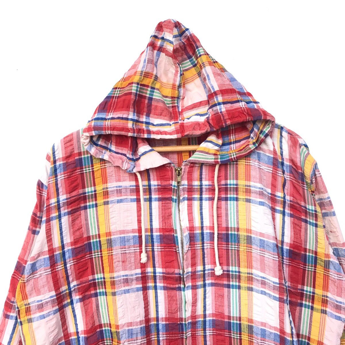 Vintage VINTAGE HOODIE Street MULTI-tone jumper pULLOVER Size US M / EU 48-50 / 2 - 4 Thumbnail