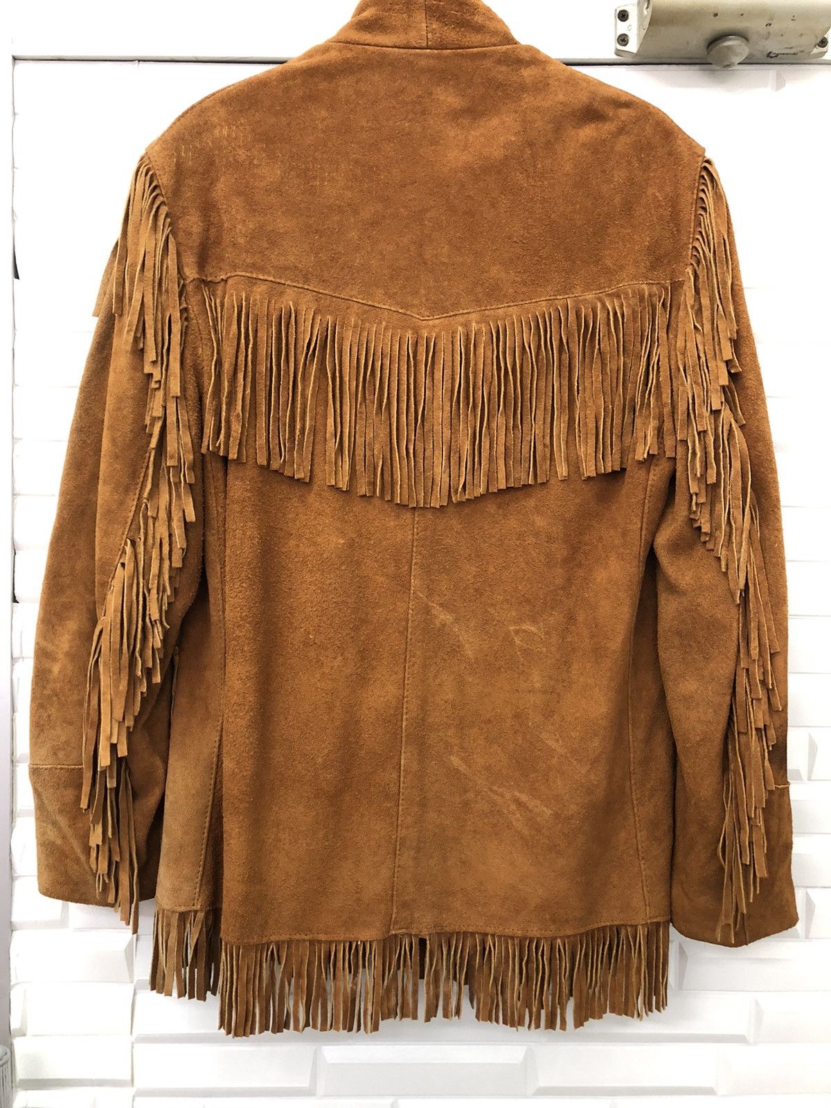 Genuine Leather × Vintage genuine leather fringe jacket hand crafted Size US M / EU 48-50 / 2 - 2 Thumbnail