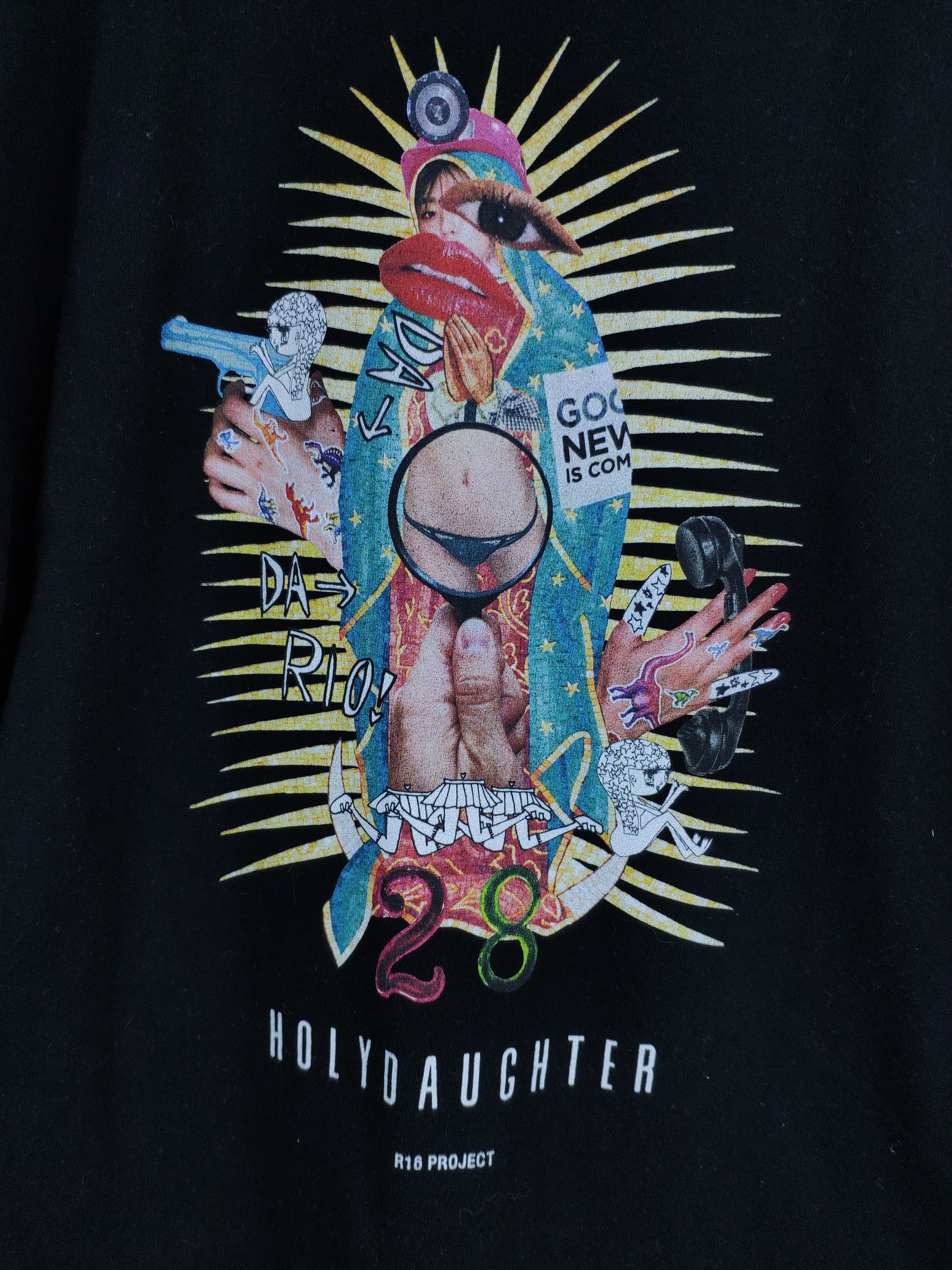 Japanese Brand Steal 💥 Japanese Brand T Shirt HolyDaughter Sexy Women Size M / US 6-8 / IT 42-44 - 2 Thumbnail